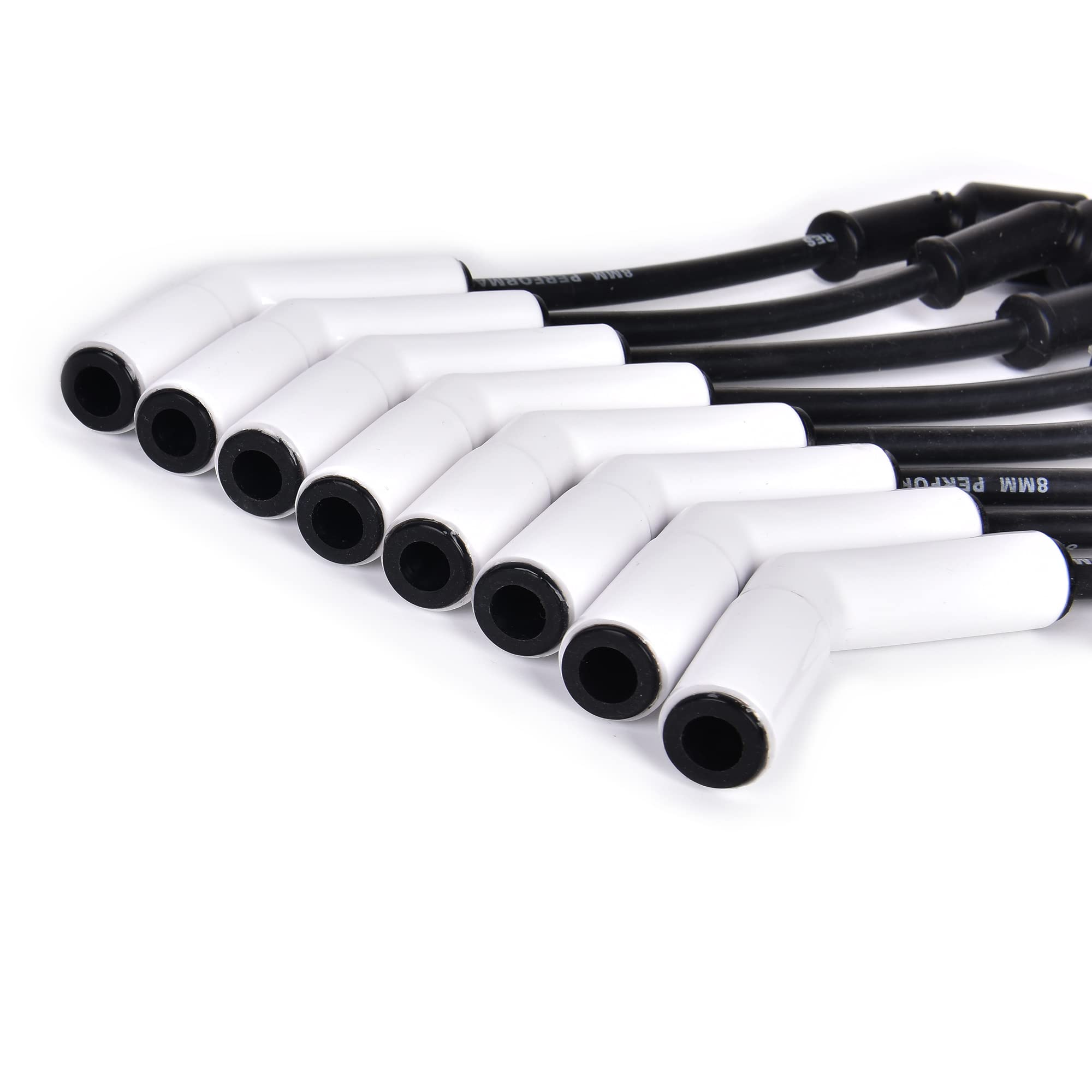 Rlp Spark Plug Wire Set Accel 9070C Extreme 9000 Ceramic Boot Compatible With Ls Terminals Ls3 Ls4 Ls7