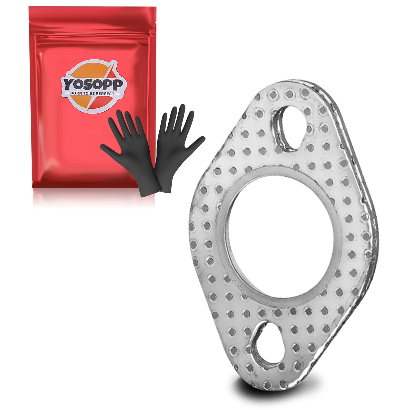 YOSOPP GY6 Exhaust Gasket - 50cc 70cc 90cc 110cc 125cc 150cc Scooters ATVs - GMB139 Engine Moped Quad - Dune Buggy Go Karts - Ta