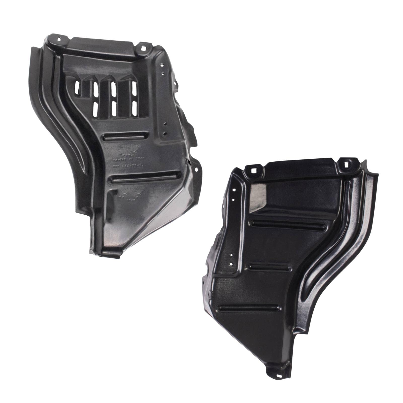 Trq Front Inner Fender Liner Set Compatible With 2007-2013 Toyota Tundra To1248147 To1249147