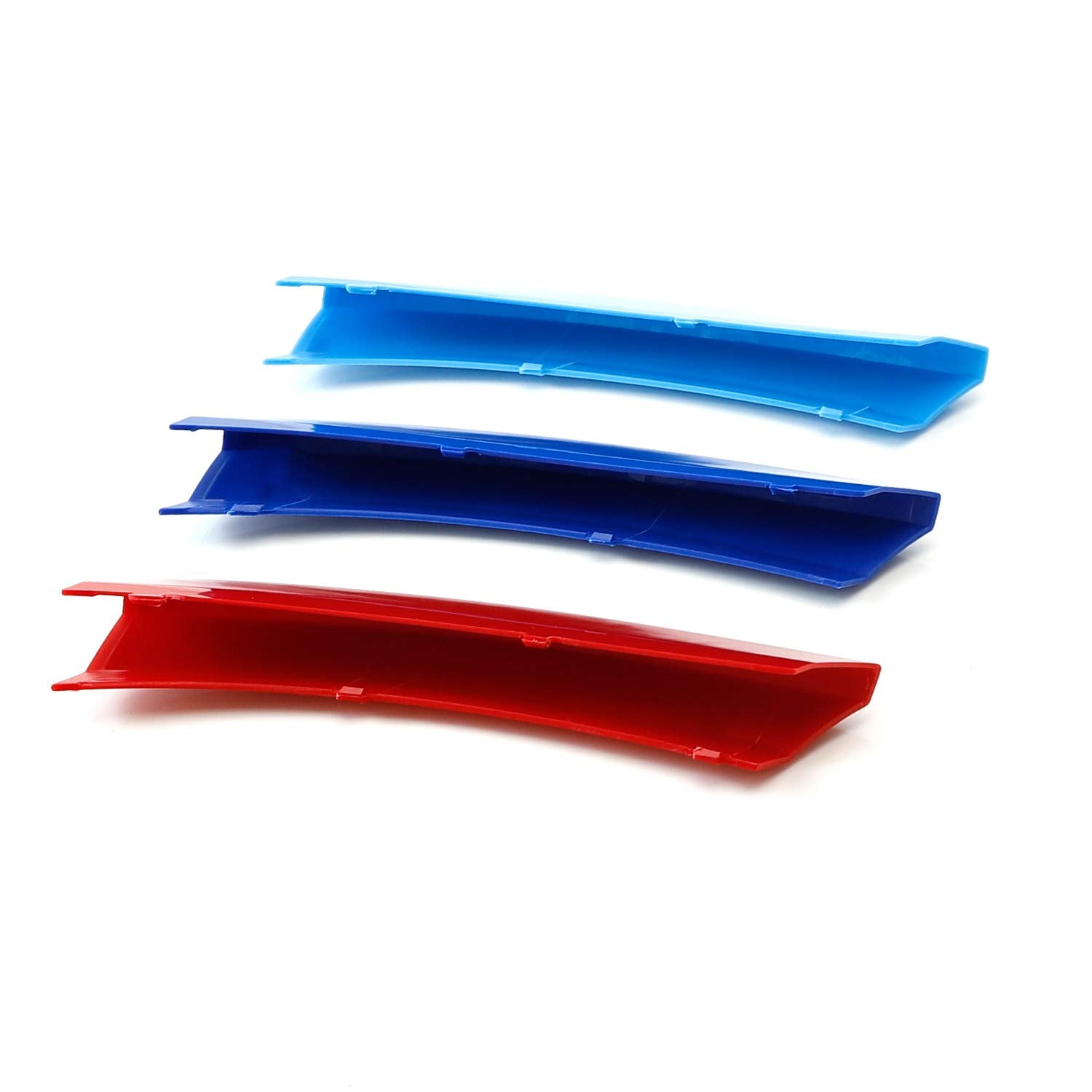 Ijdmtoy Exact Fit ///M-Colored Grille Insert Trims Compatible With 2007-2013 Bmw E70 X5, 2008-2012 E71 X6 Center Kidney Grill