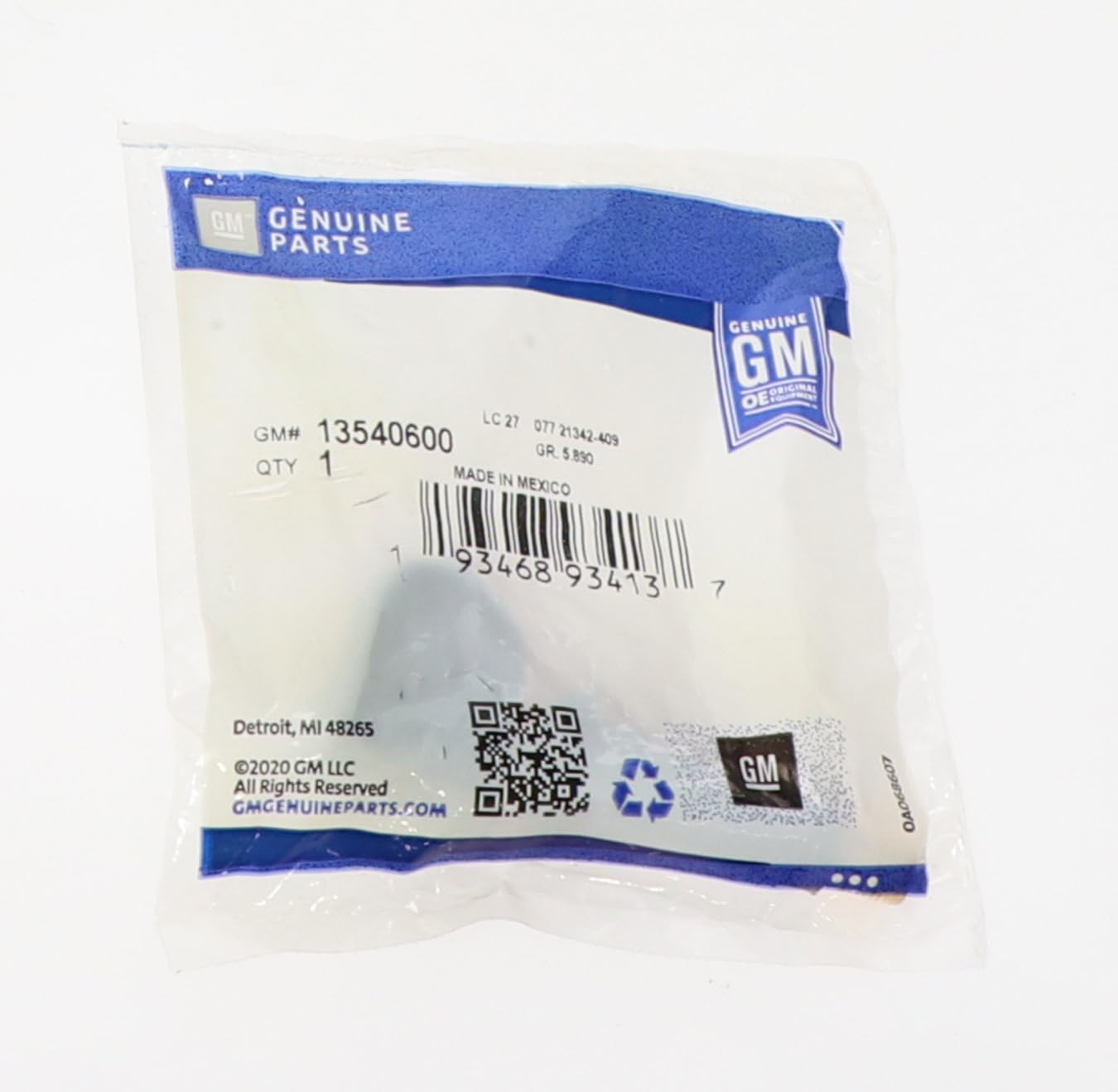 ACDelco GM Original Equipment 23445327 Tire Pressure Monitoring System (TPMS) Sensor