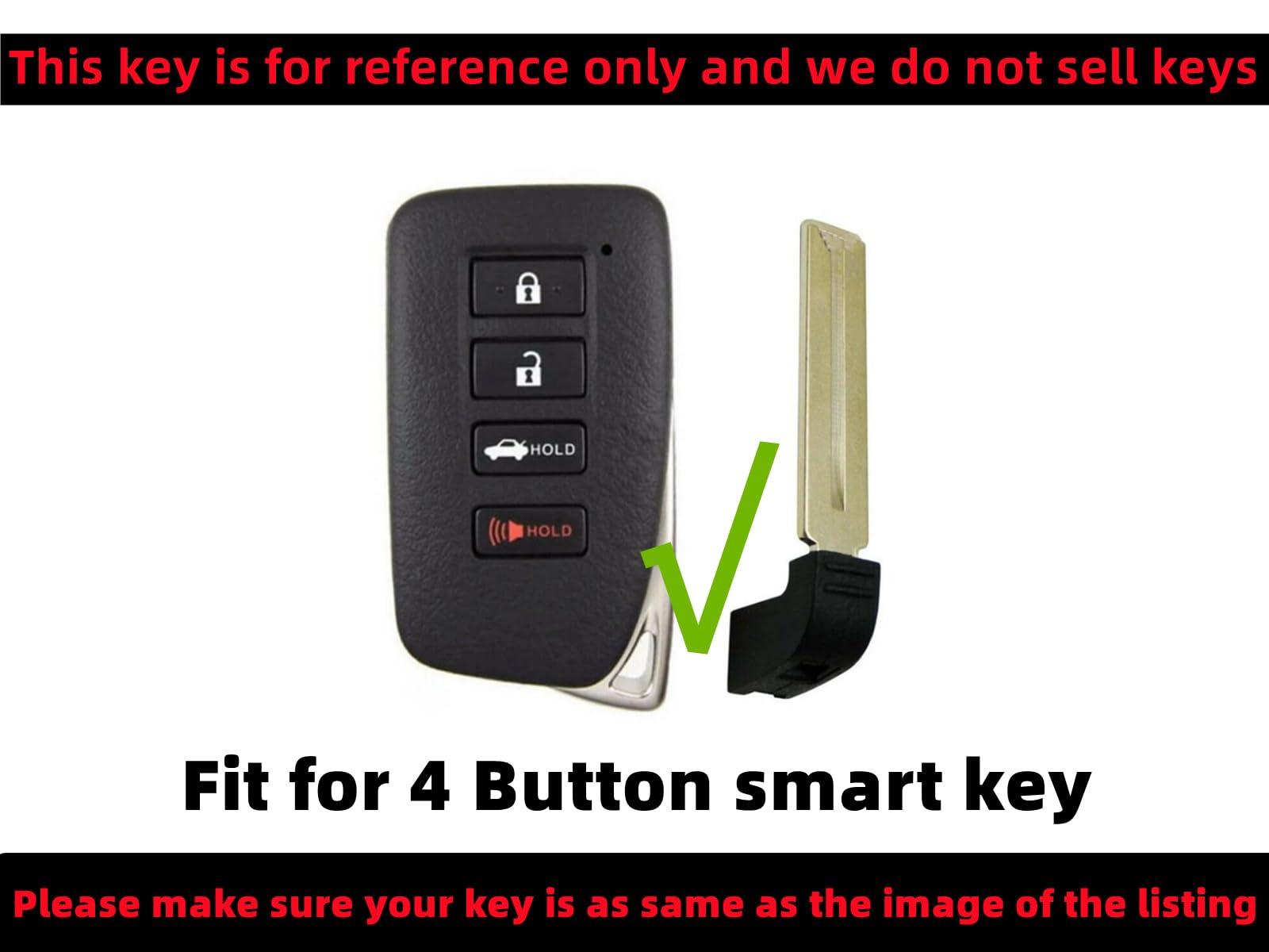 Reprotecting Silicone Rubber Key Fob Cover Compatible With 2013-2021 Lexus Es300H Es350 Gs350 Gs450H Is200T Is300 Is350 Lx570 Nx