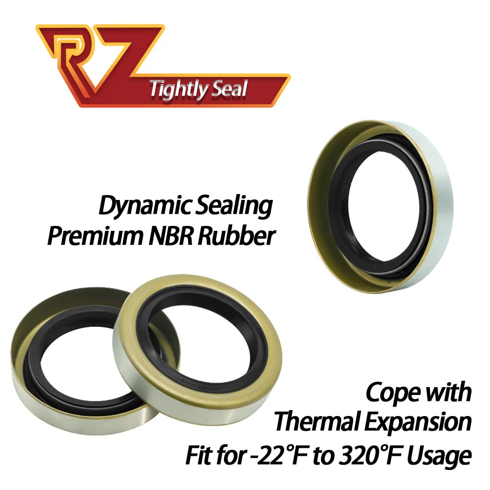 Rv Murts 4 Double Lip Grease Seals Id 1.719'' X Od 2.565'' For 3500Lb #84 Trailer Axle Replacement, 171255Tb, 010-019-00 Dexter,