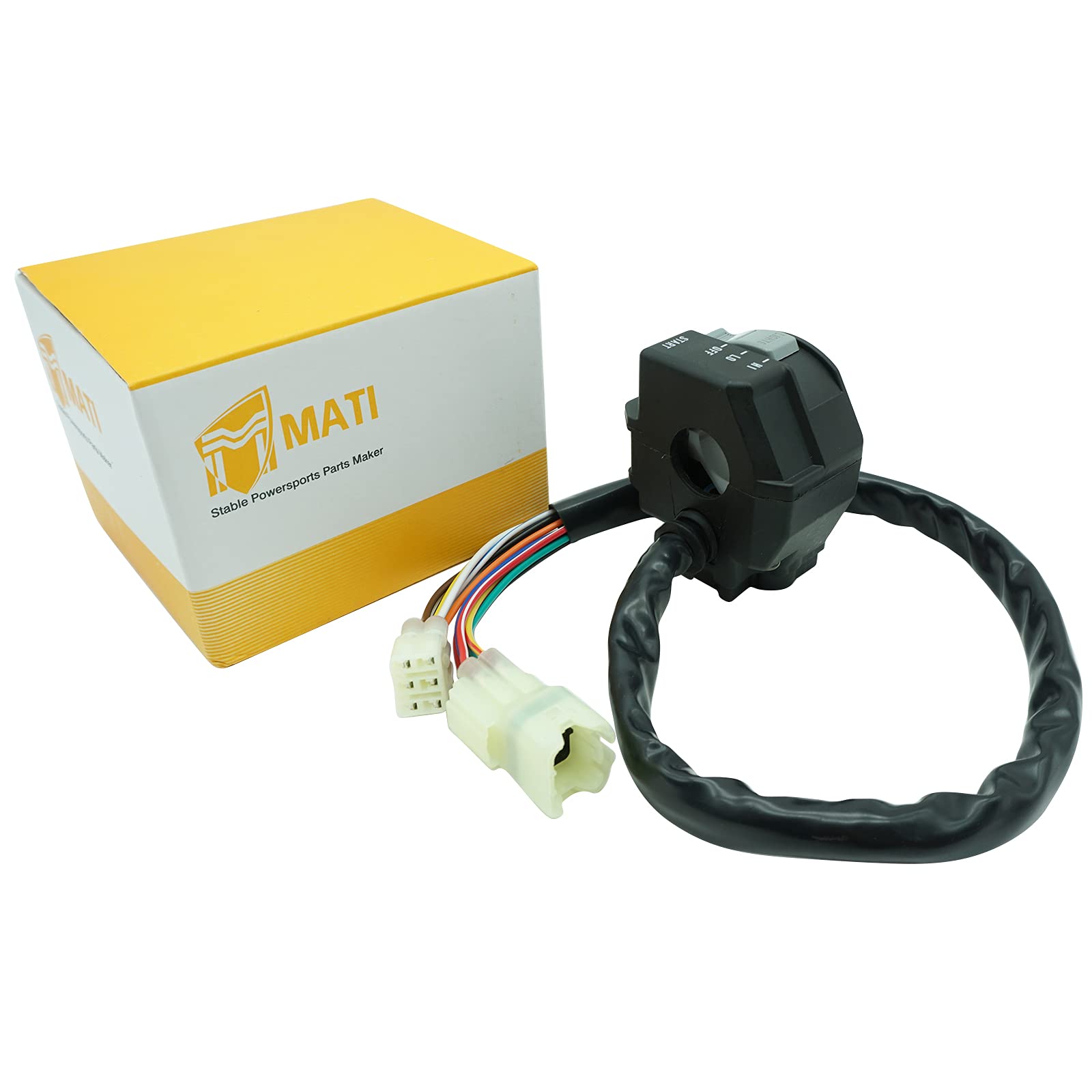 M Mati Left Handlebar Start Stop Headlight Switch For Can Am Outlander 650 850 1000 Renegade 570 850 1000 Except Standard Edition 710005070