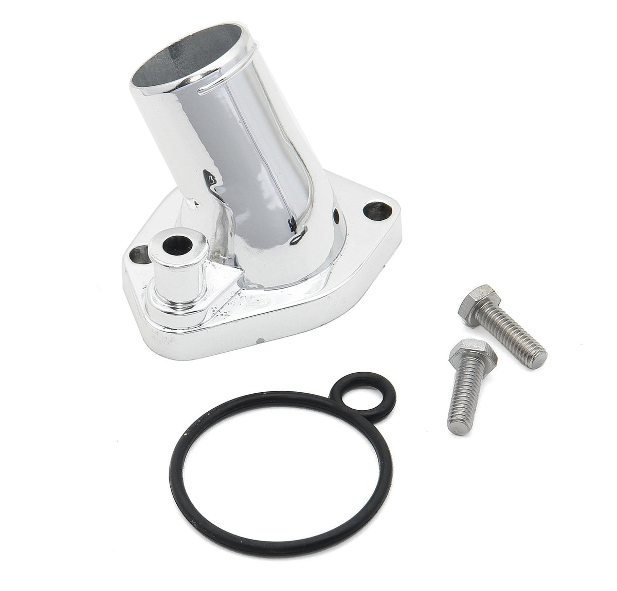 Mr. Gasket 2662 Chrome O-Ring 45 Degree Water Neck