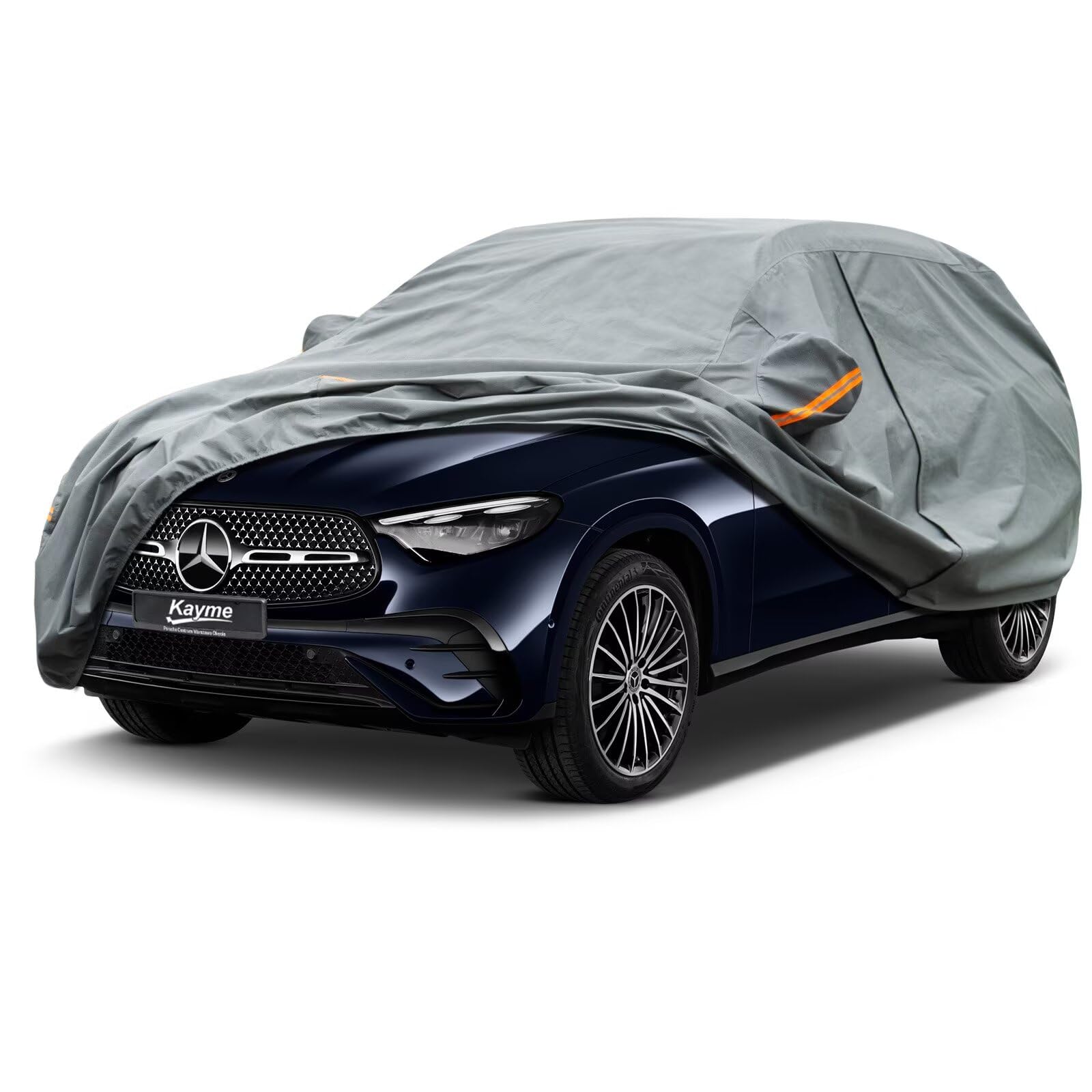 Kayme Heavy Duty Suv Car Cover Custom Fit Mercedes Benz Glc300 Glc350E Glc43 63 Glb250 Glb35, Waterproof All Weather For Automob
