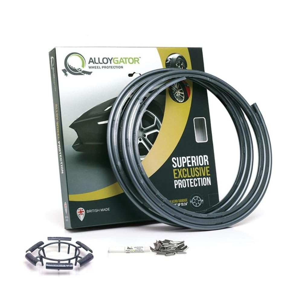 Alloygator Wheel Protectors K4Grphexc, Graphite 24 Inch (4-Pack)