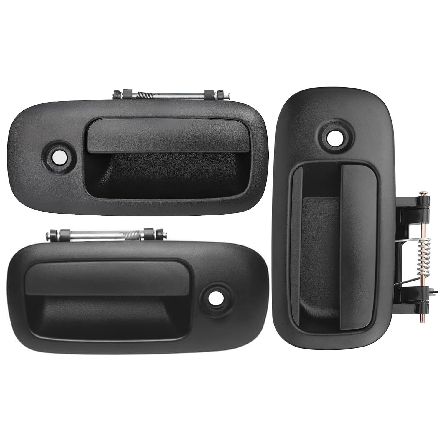 Exterior Door Handle Set, Front Left & Right & Rear Right Sliding Side For 1996-2009 Chevy Express,Gmc Savana 1500 2500 3500 450