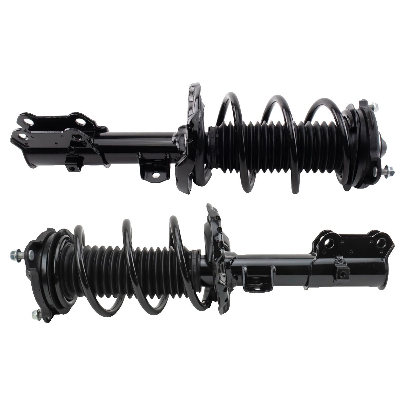 Trq Front Strut & Coil Spring Assembly Set Driver & Passenger Sides Compatible With 17-19 Hyundai Elantra