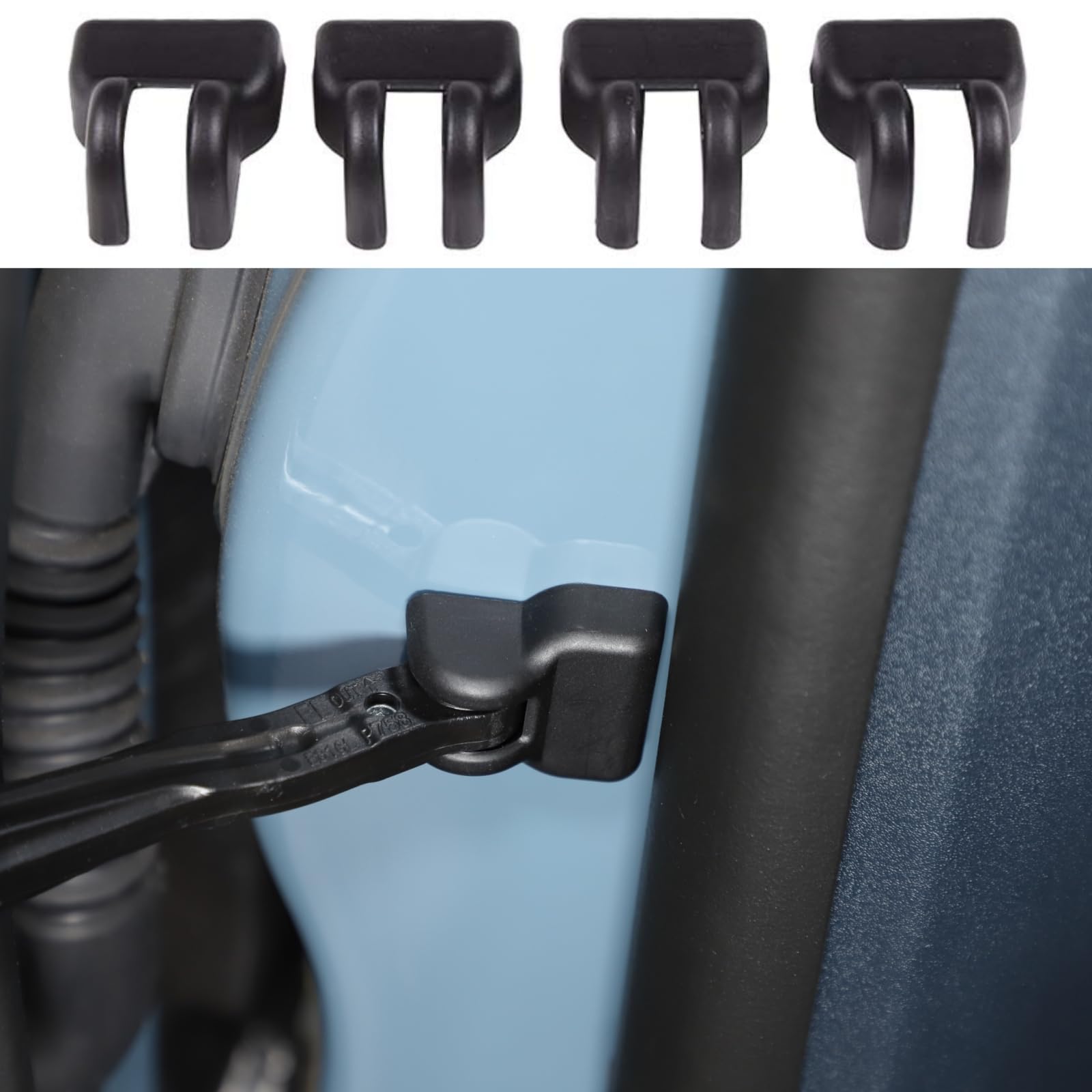 Car Door Hinge Cover Trim For Ford Maverick 2022 2023 2024 Pickup Truck, Abs Car Door Decoration Replacement Accessories