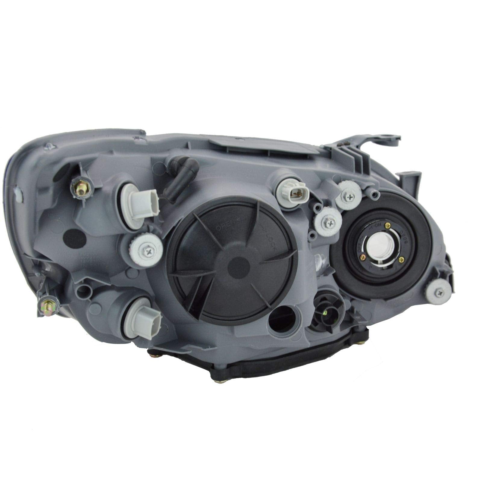 Trq Driver & Passenger Side Headlight Assembly Set Headlights Driver & Passenger Side Compatible With 2001-2005 Lexus Is300 Lx25