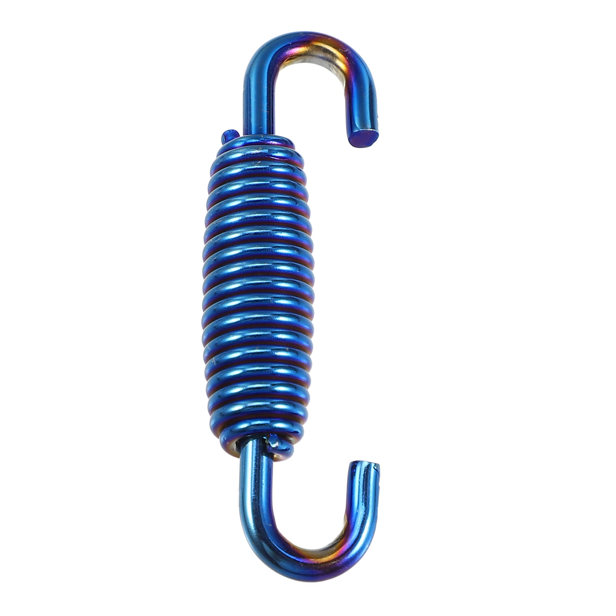 X AUTOHAUX 2 Pcs Motorcycles Universal Exhaust Pipe Spring 55mm 2.17'' Stainless Steel Exhaust Pipe Spring Hook Modified Accesso