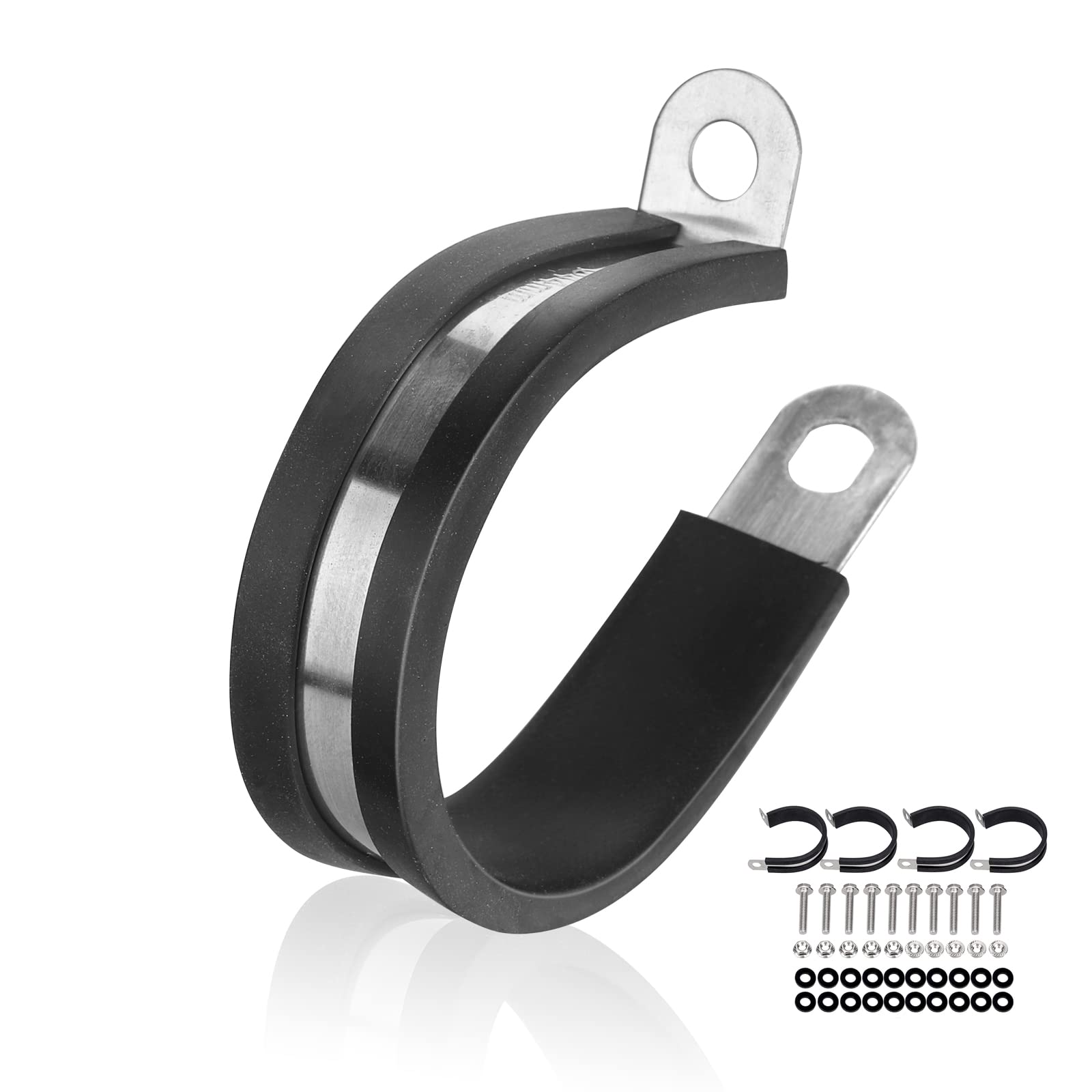 Stainless Steel Clamps Mount For Polaris Roof Connector Hose Clamps, Clamps Compatible With Polaris 2 Seats 900 1000 S Series, T