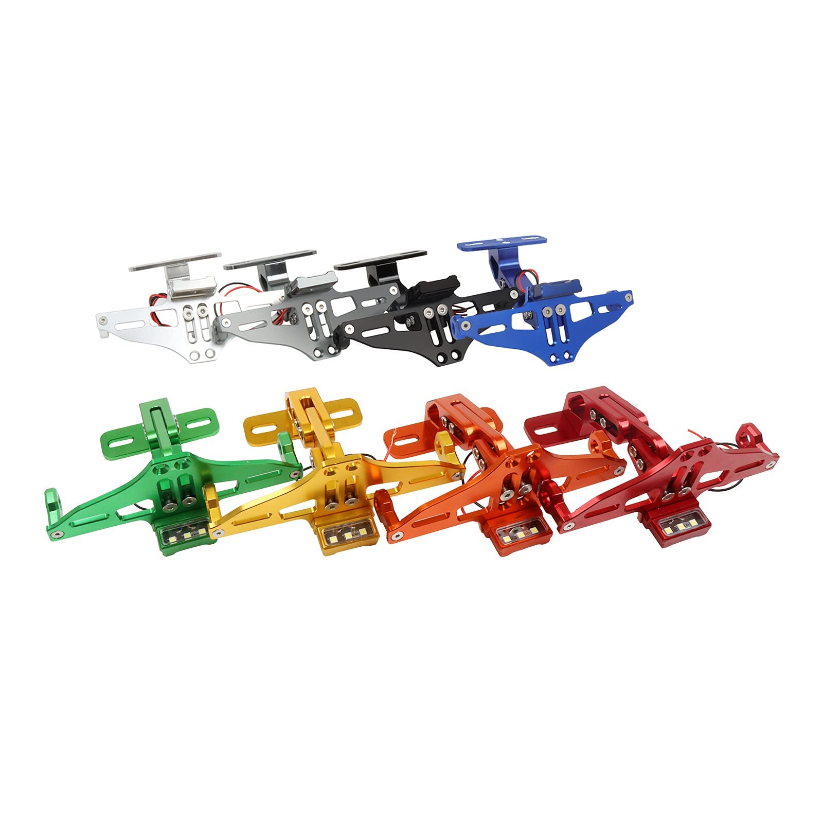 Worldmotop Motorcycle License Plate Bracket Fender Eliminator Kit Universal Replacement for Yamaha Kawasaki Honda Ducati Suzuki