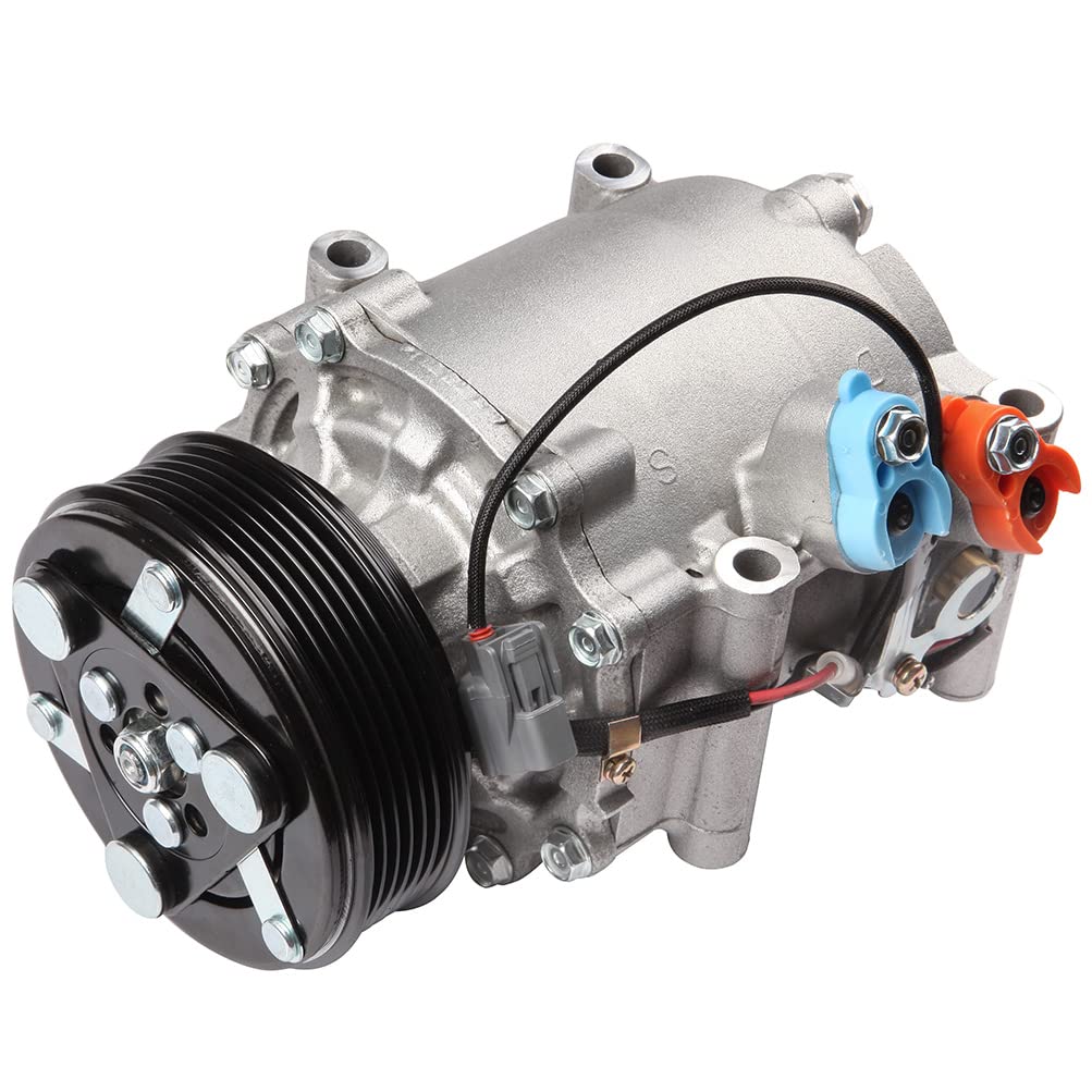 ECCPP AC Compressor 2002 2003 2004 2005 for Honda Civic for Acura EL 1.7L AC Compressor with Clutch 6 Grooves TRSA09