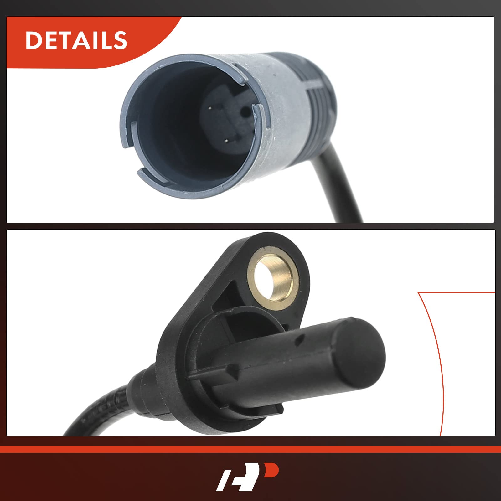A-Premium ABS Wheel Speed Sensor Compatible with BMW 323i 328i 335i 2007-2008 325xi 330xi 2006 328i 335i xDrive Front Left or Right