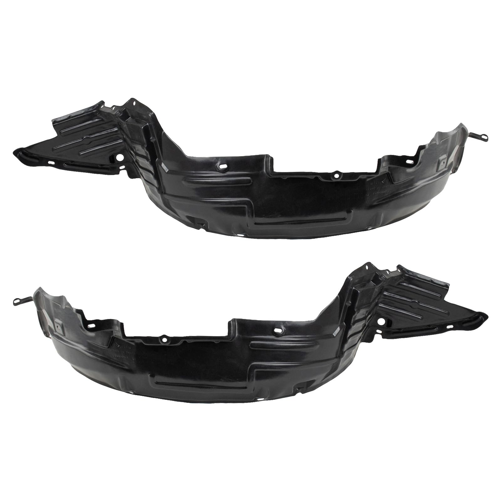 Trq Front Inner Fender Liner Set Compatible With 2004-2008 Nissan Maxima Ni1250115 Ni1251115