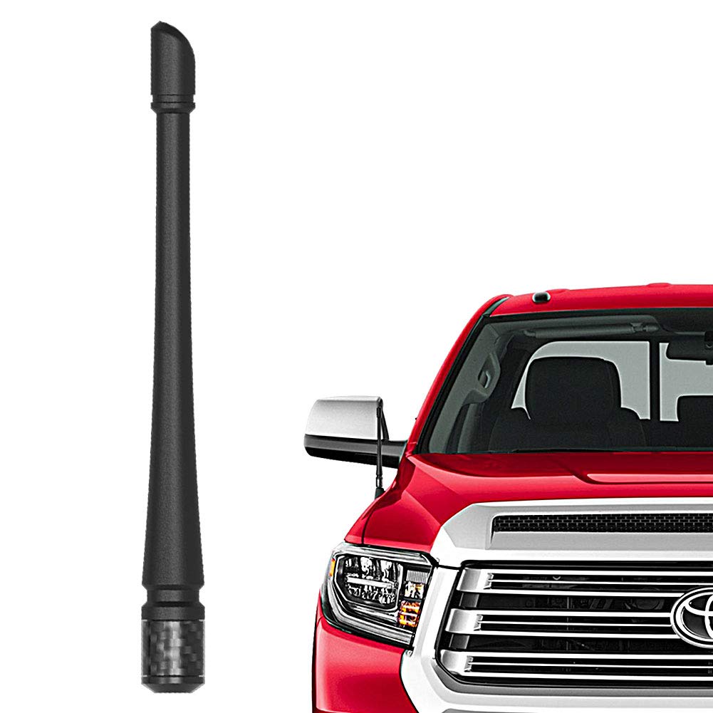 Rydonair Short Antenna Compatible With Toyota Tundra 2000+ & Toyota Tacoma 1995+, Internal Copper Coil For Enhanced Reception, C