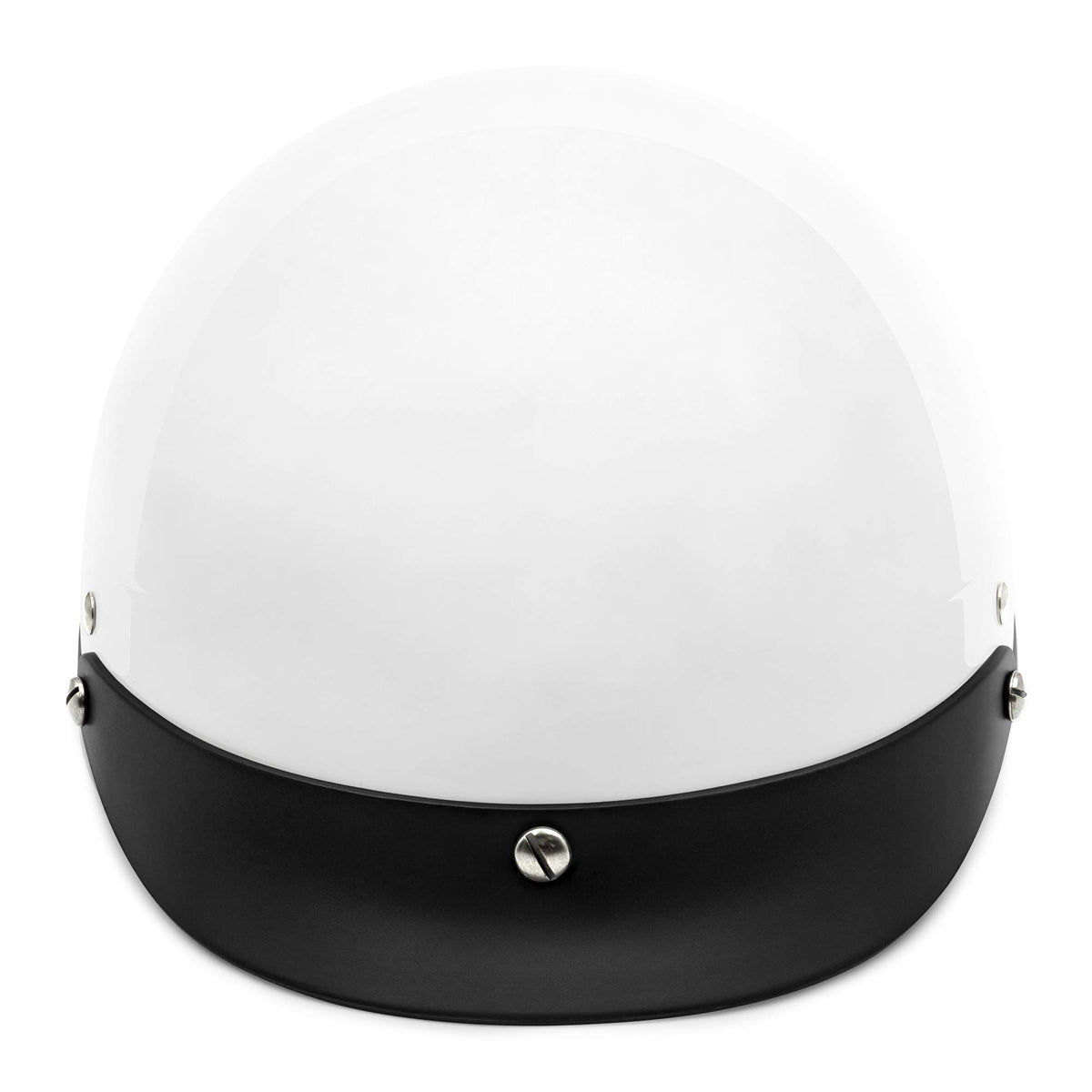 gloss white half helmet motorcycle Vcan Cruiser Gloss White Motorcycle Half Helmet (Small) – Carkart