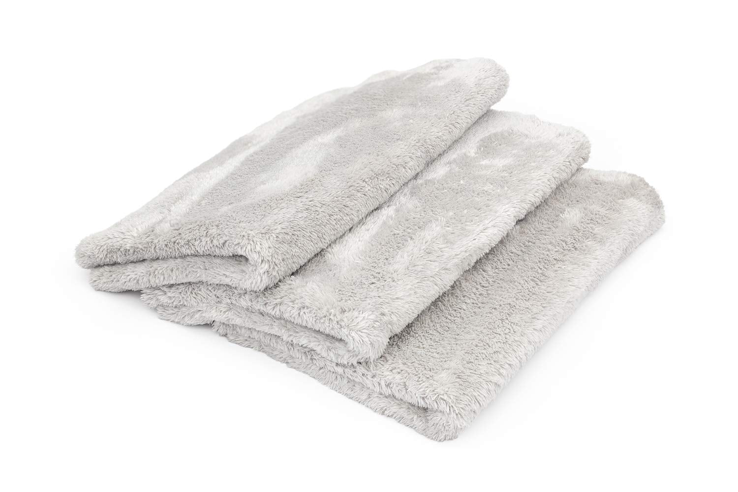 The Rag Company - Eagle Edgeless 500 (3-Pack) Professional Korean 70/30 Blend Super Plush Microfiber Detailing Towels, 500Gsm, 1