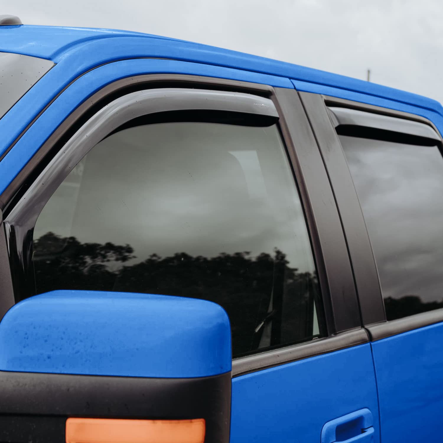 Goodyear Shatterproof In-Channel Window Deflectors For Trucks Ford F-150 2009-2014 Supercrew, Rain Guards, Window Visors For Car