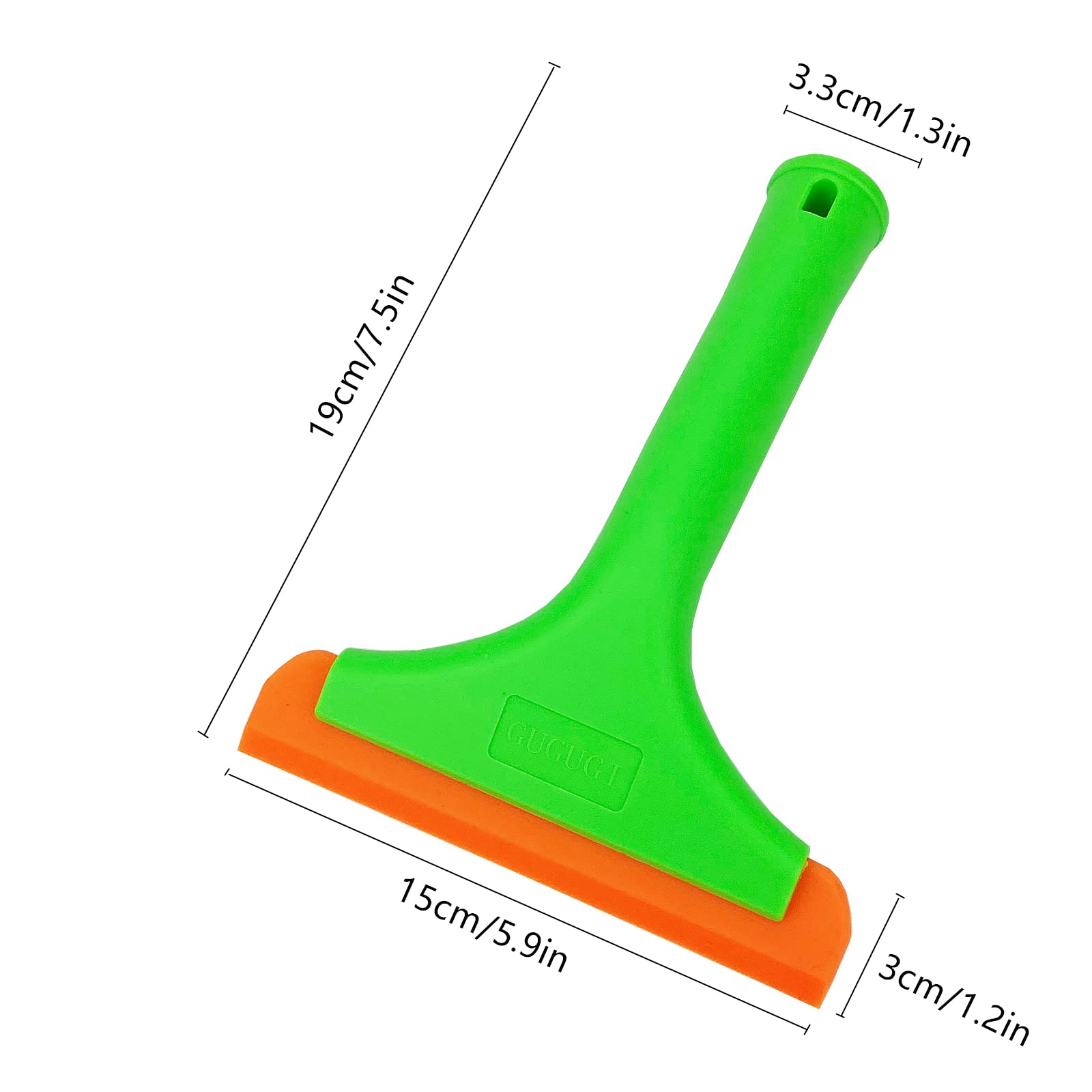 Super Flexible Silicone Squeegee, Auto Water Blade, Water Wiper, Shower Squeegee, 5.9'' Blade And 7.5'' Long Handle, For Car Windshield, Window, Mirror, Glass Door