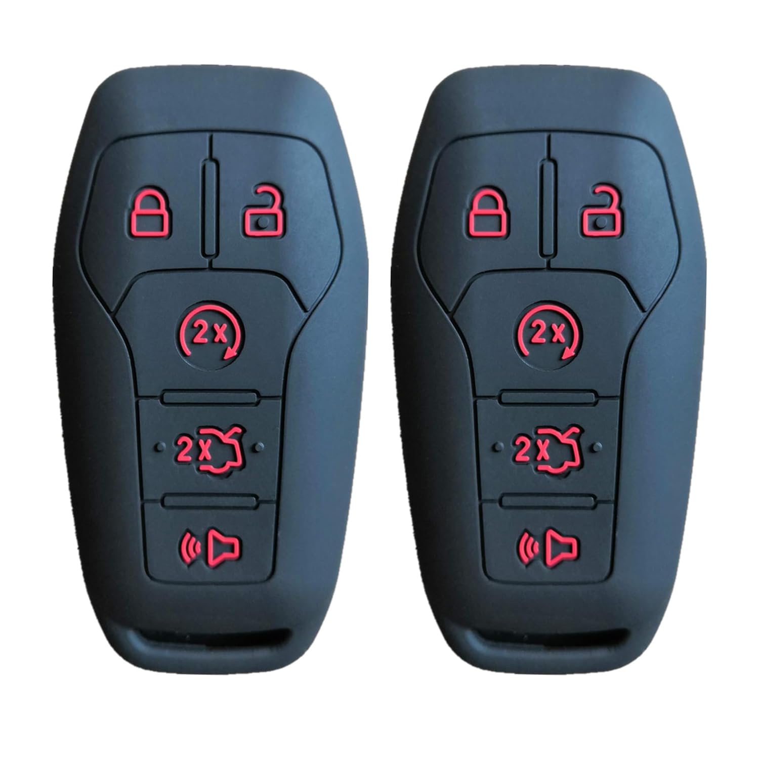 Ford Fusion Key Fob Cover: 5 Buttons 2 Pics Car Remote Protetor Fit For Ford Mustang Fusion Exploer Edge F150 Lincoln Mkz Mkx Mk