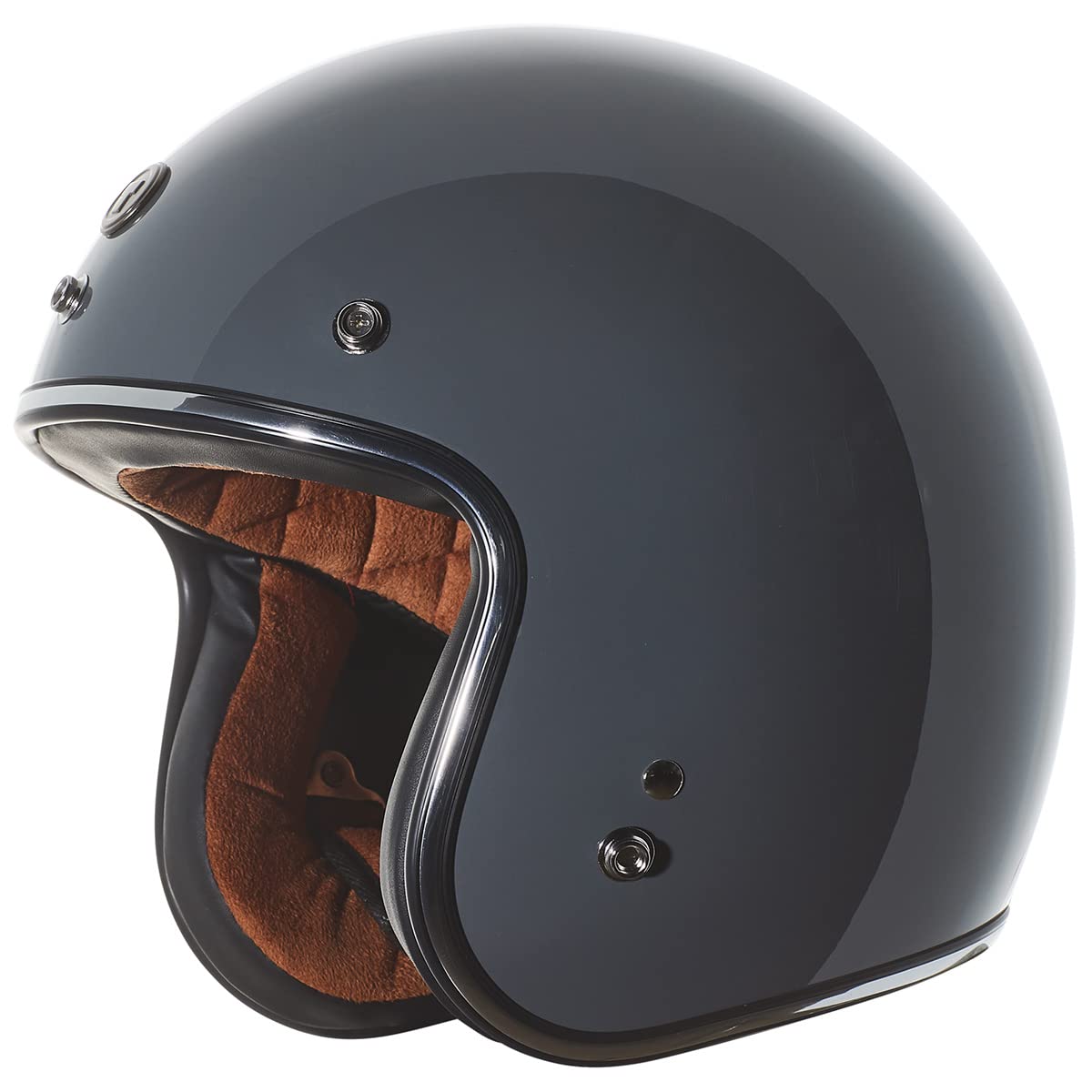 dot 3 4 motorcycle helmets TORC T-50 3/4 Open Face Retro Helmet Nardo Grey|TORC