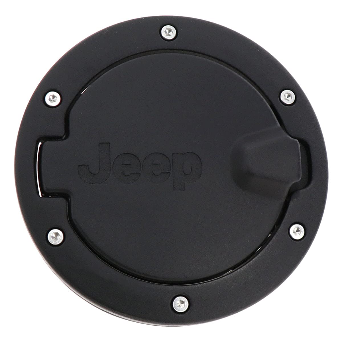 82214793 Oem 4-Door Jk Wrangler Satin Black Fuel Door 2007-2018 - Superseded From 82210609Ac