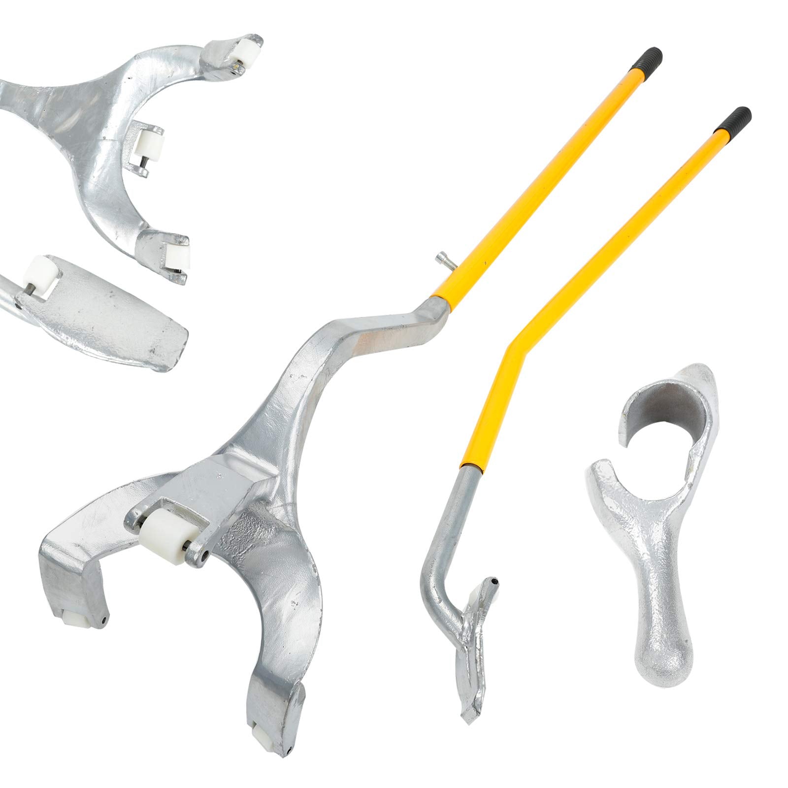 Blackhorse-Racing 22.5'' To 24.5'' Tire Changer Mount Demount Removal Tool Tubeless Truck Extra Bead Keeper Yellow