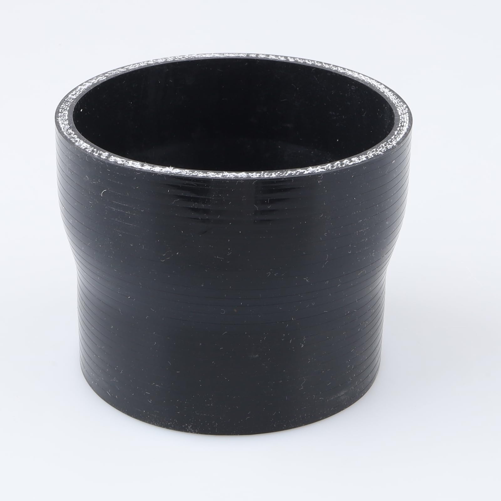 AC PERFORMANCE 3.5 to 3.15 Straight Reducer Silicone Hose, 4-Ply Reinforced, Black, 3 Length, Universal Automotive Accessory