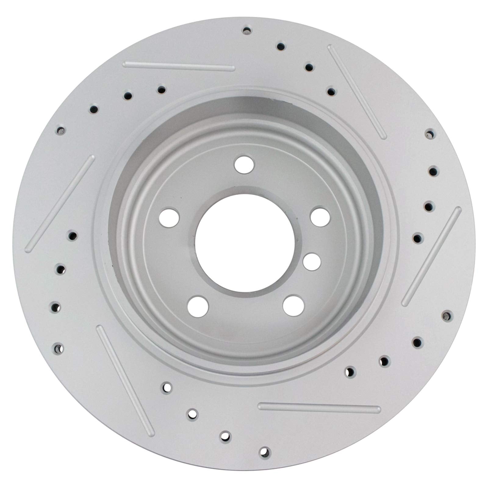 Trq Rear Performance Brake Rotors Set Premium G-Coated Compatible With 2001-2006 Bmw 330Ci 2001-2005 330I 330Xi