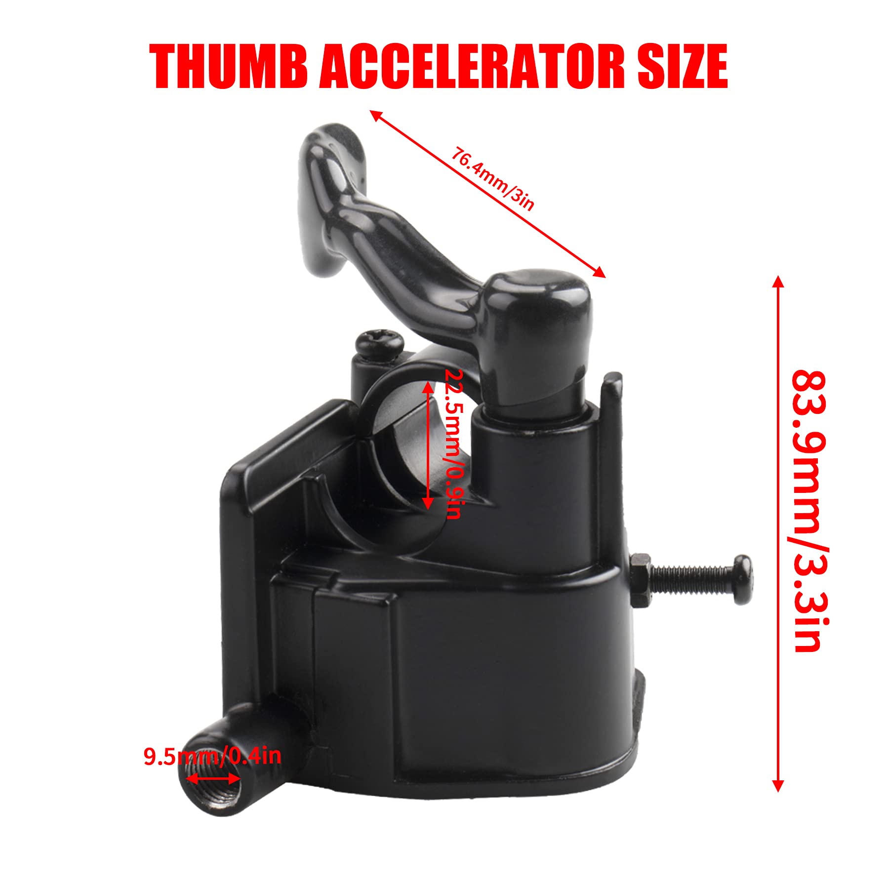 Mrelc New Thumb Throttle Assembly And 1050Mm Throttle Cable Compatible With Yamaha Raptor 350 660 700 Tt03 All Years