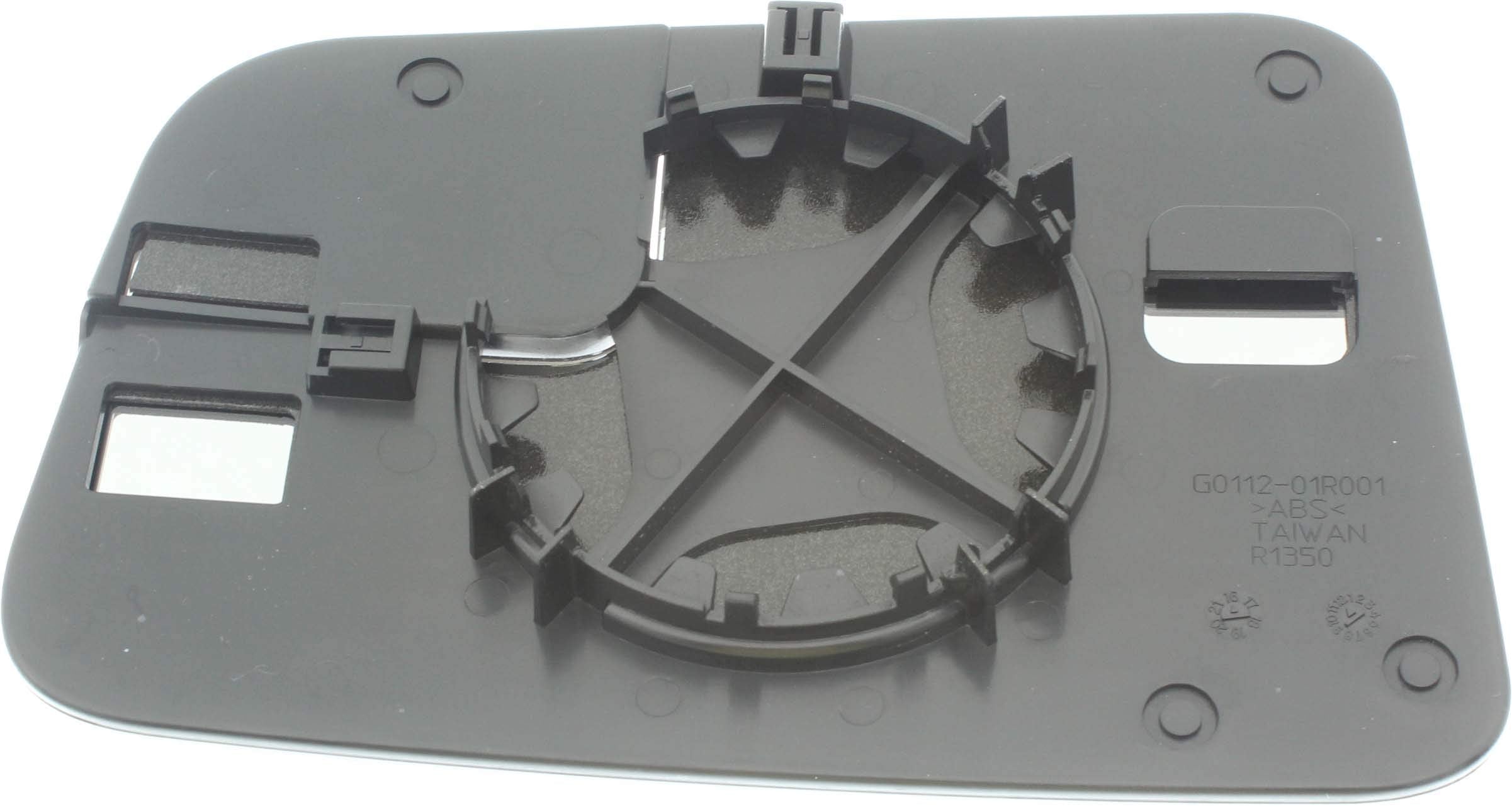 Kool Vue Passenger Side Mirror Glass Compatible with 2009-2011 Ford Edge, Fits 2008-2010 Lincoln MKX, Convex With Backing Plate