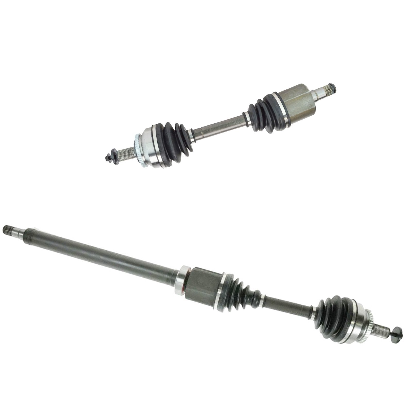 Trq Front Cv Axle Shaft Assembly Set Compatible With 2001-2007 Volvo S60 2002-2007 V70