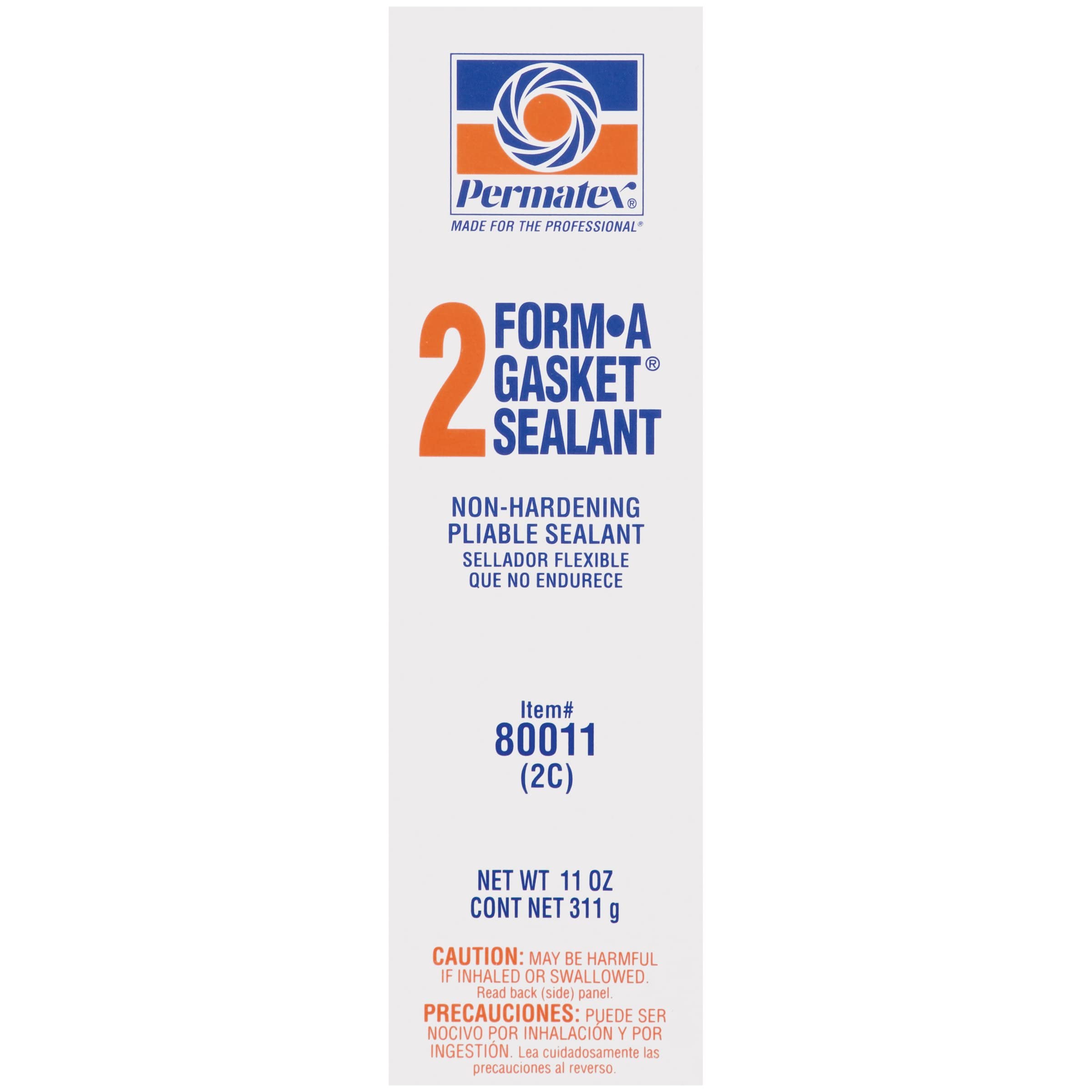 Permatex 80011 Form-A-Gasket #2 Sealant, 11 Oz., Pack Of 1