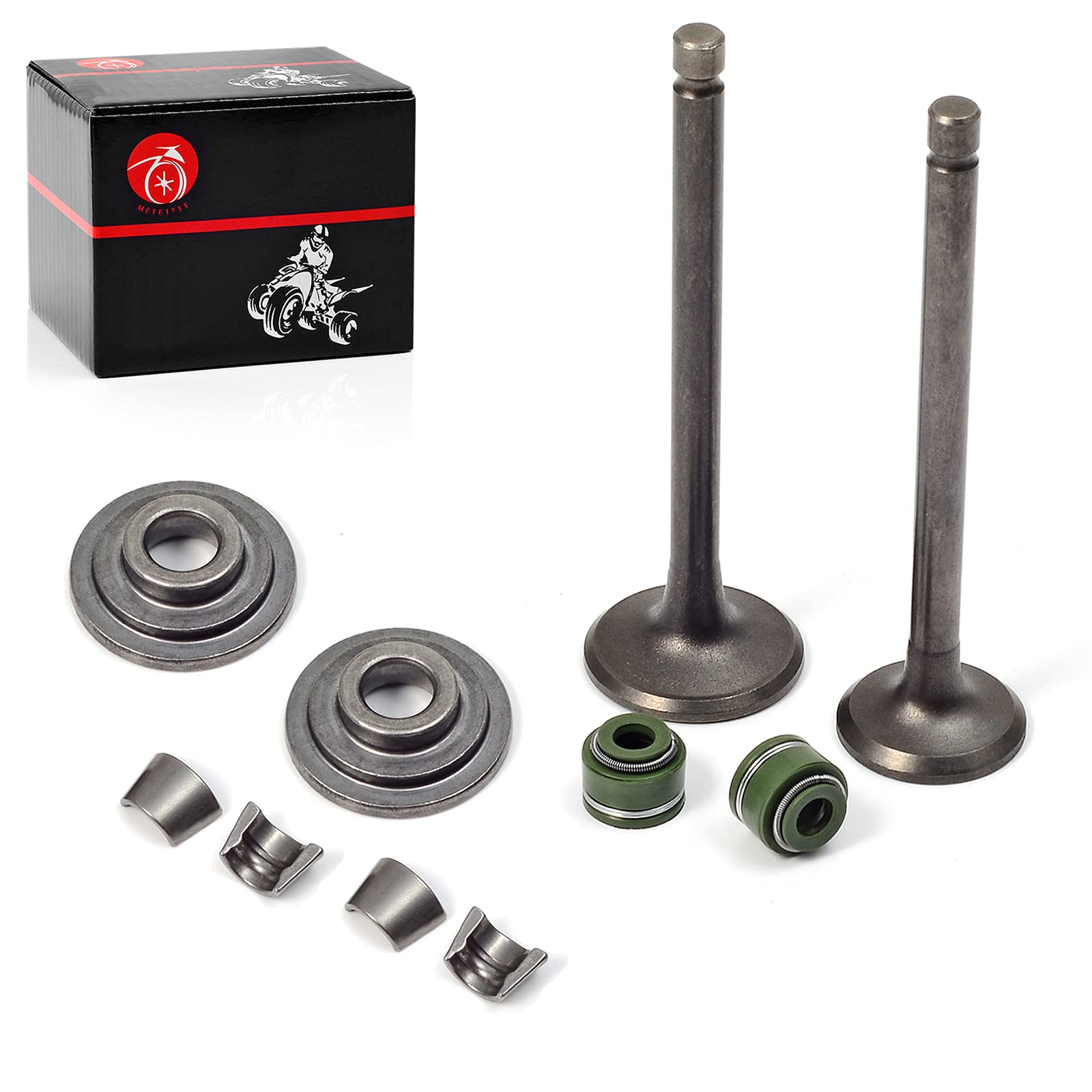 Moto1988 Engine Valve Set Exhaust Valve Intake Valves For Honda Xr100R Xr80R Crf100F Crf80F Nsf100 Xl100S Xl75 Xl80S Xr100 Xr75 