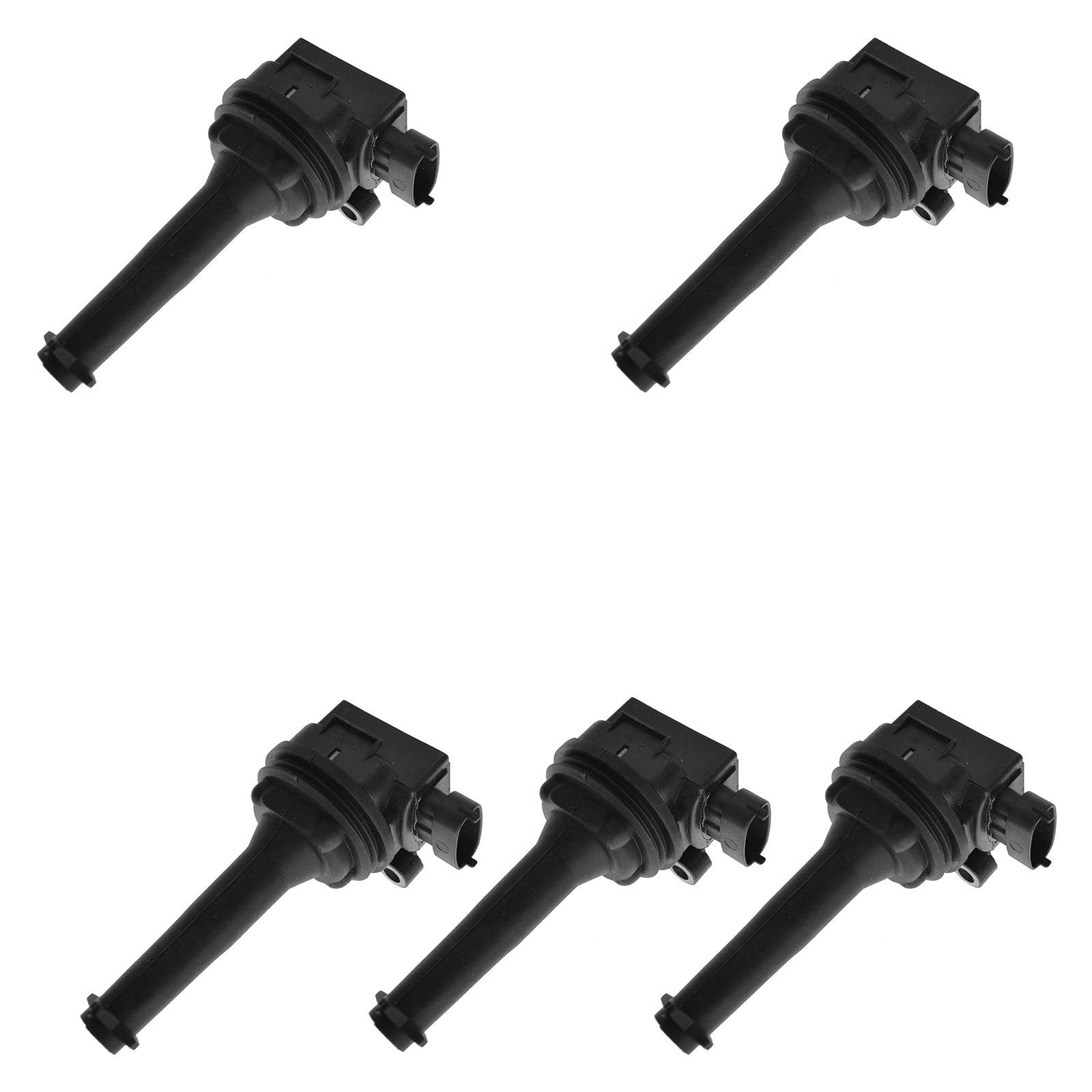 Trq Ignition Coil Set Compatible With 1999-2004 Volvo C70 2001-2005 S60 1999-2000 S70 2004-2006 S80 1999-2007 V70 2003-2006 Xc70