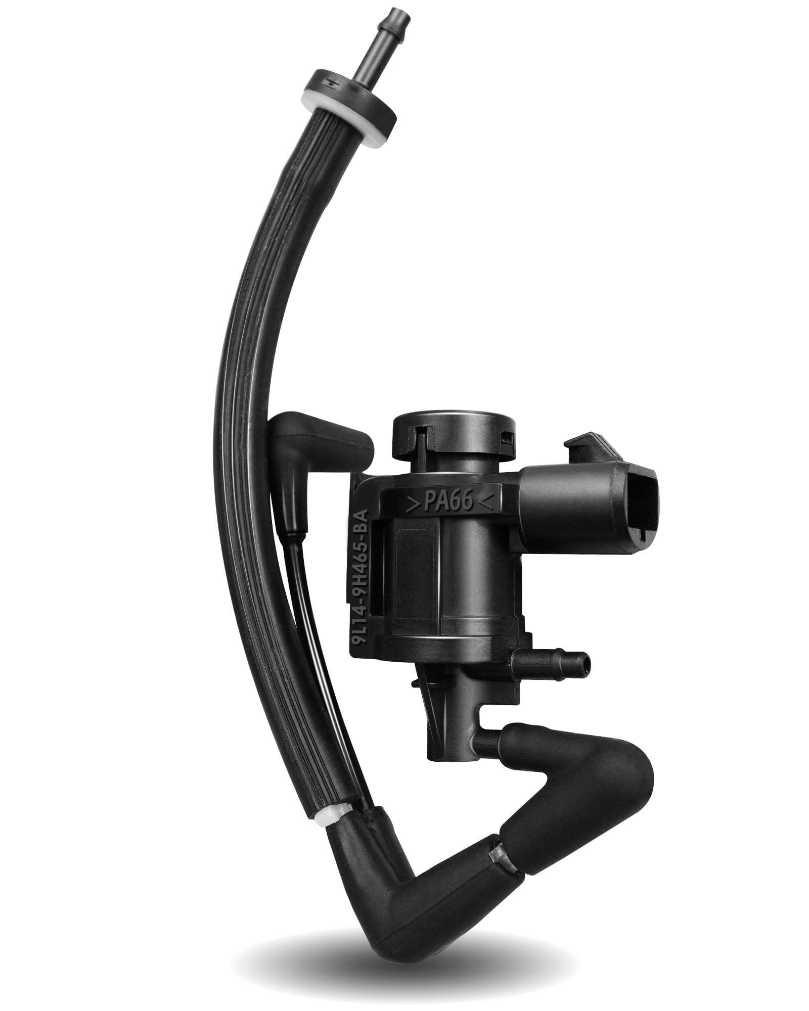 7L1Z-9H465-B 4x4 Vacuum Solenoid Valve and FL3Z-3A788-B Auto-Locking Hub Vacuum Line Tube Check Valve Combo Kit, Fits for Ford F