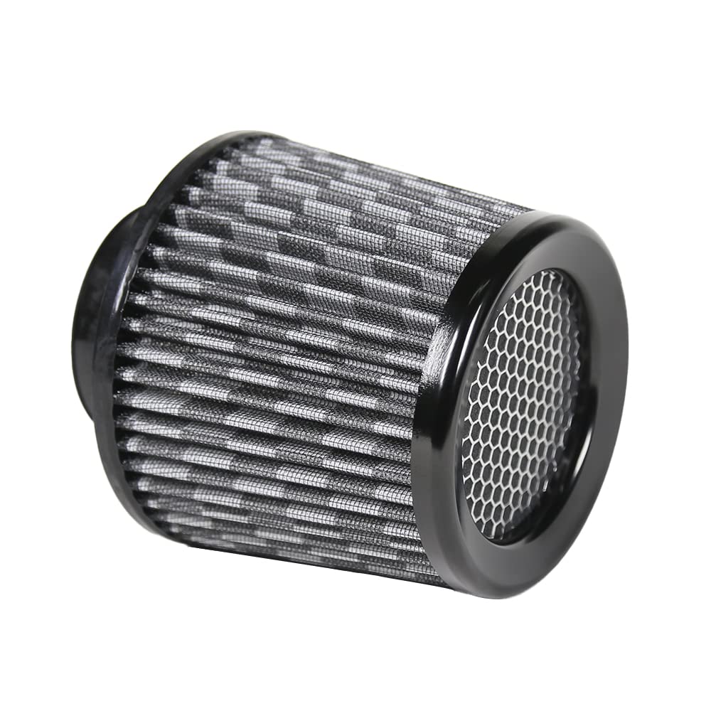 Kyostar Universal Carbon Fiber Pattern 3 Inch 76mm Air Intake Cone Filter Replacement Quality Dry Air Filter