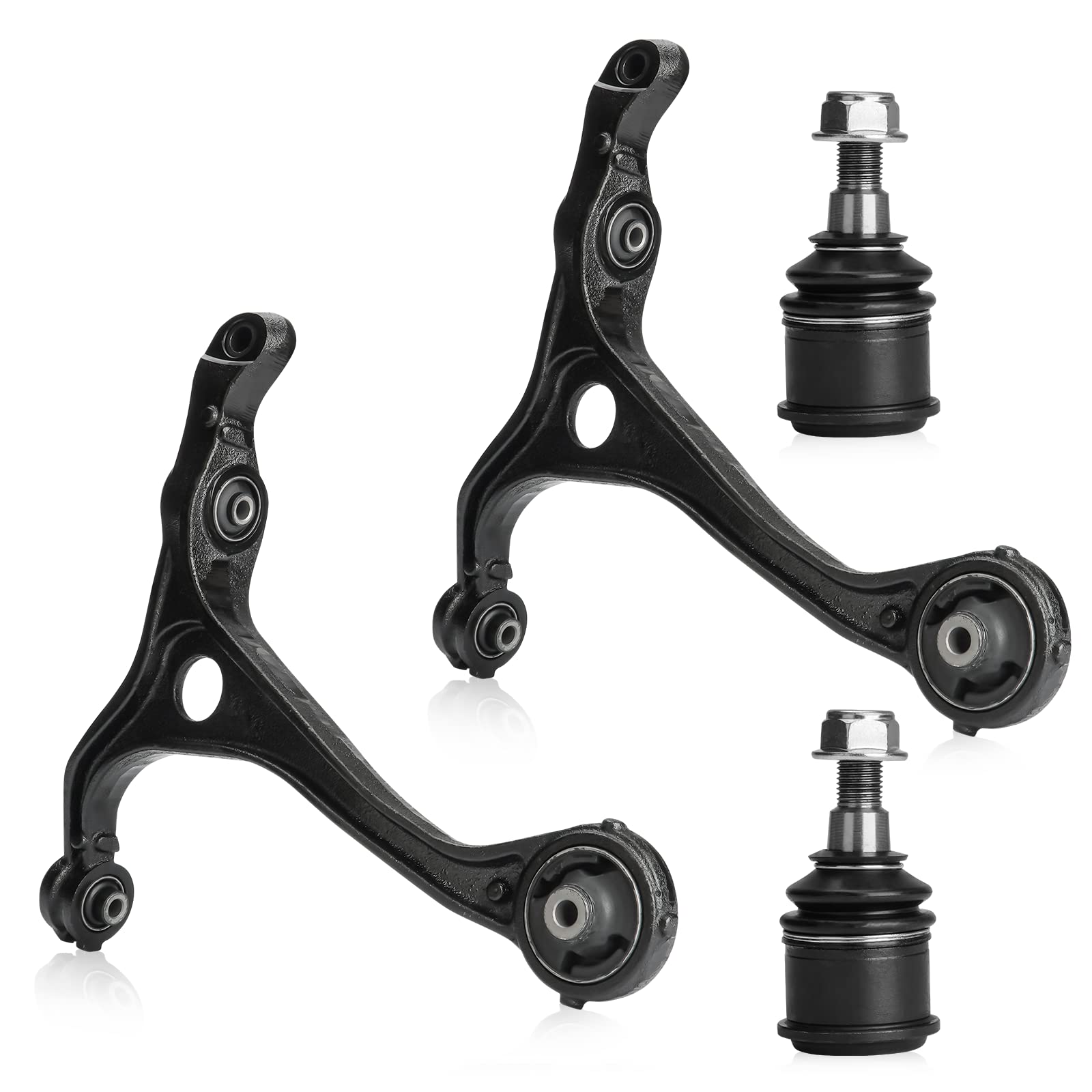 Front Lower Driver Passenager Side Control Arms Fit For Acura Tl 2004 2005 2006 2007 2008, With Ball Joints Suspension Kit - 4 P