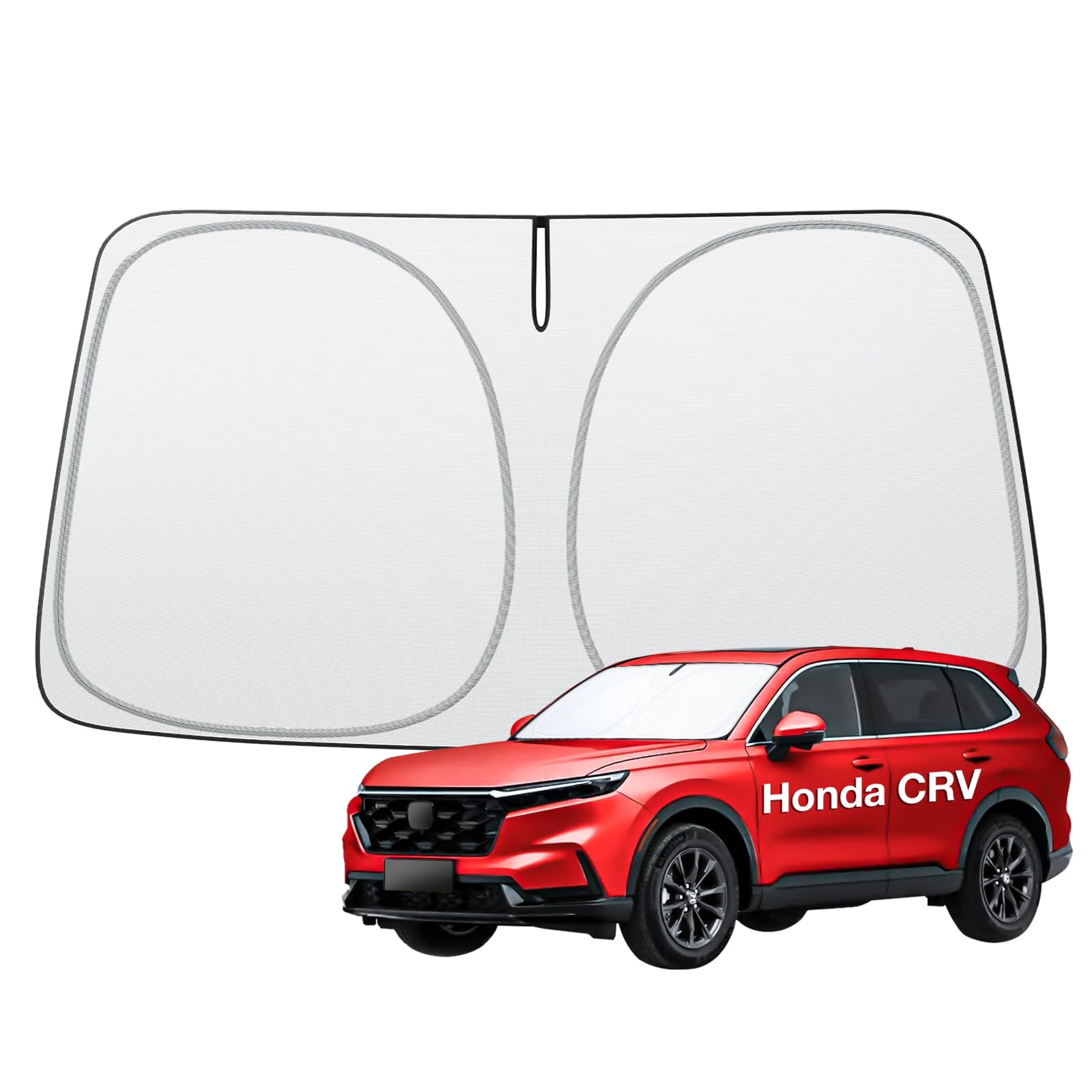Wigoo For Honda Crv 2023-2025 Windshield Sunshade [100% Sun Block, 4Th-Gen Cooling Tech] Foldable Heat Insulation Front Window S