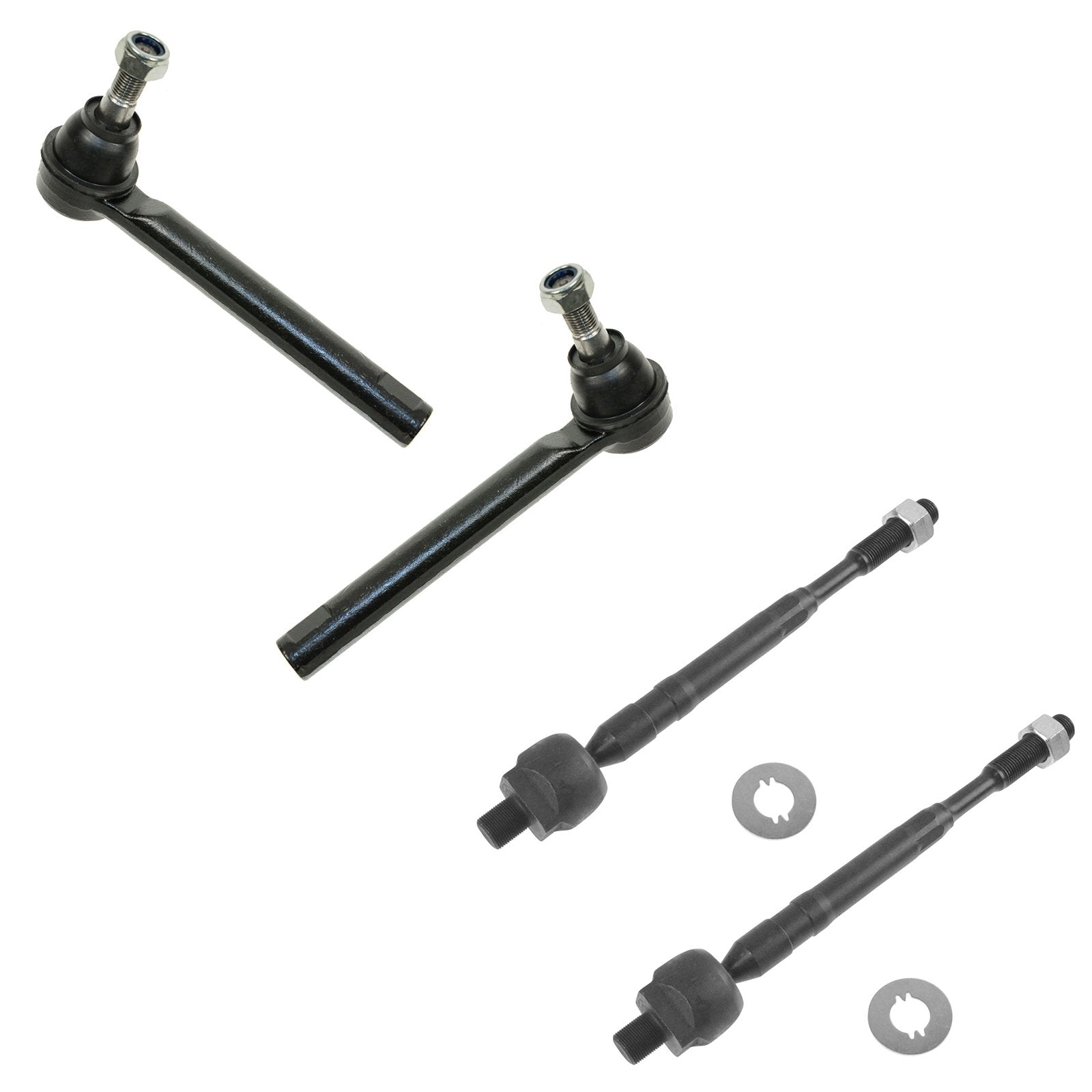 Trq Front Tie Rod Set Compatible With 2003-2004 Nissan Murano