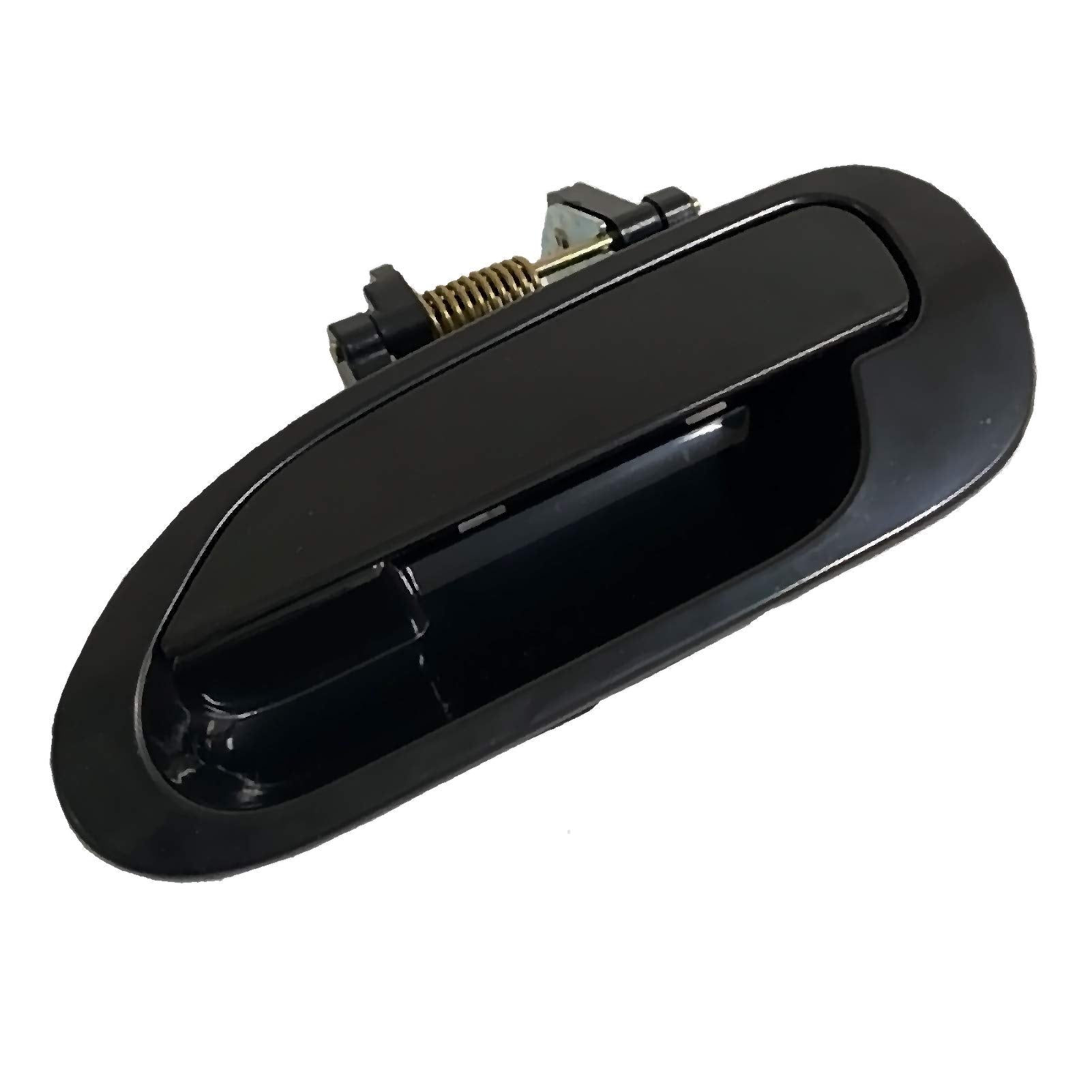 Exterior Door Handle Rear Left Driver Side For 1998 1999 2000 2001 2002 Honda Accord Black Outside Door Handle Replace Oe# 79338 / 72680S84A01Zf / 72680S86K11 Without Keyhole