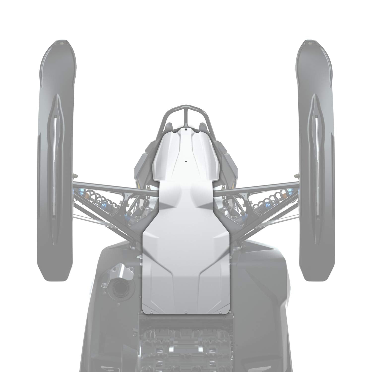 Polaris 2884816-133 Bright White Sentry Skid Plate 2020-2023 Matryx RMK Indy 129 137