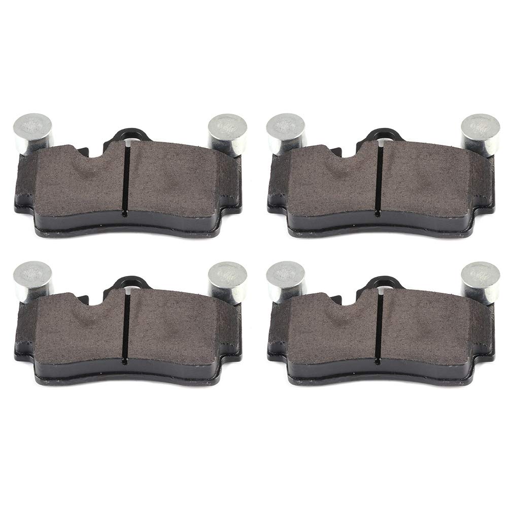 SCITOO Ceramic Brake Pads, 4pcs Rear Brake Pads Brakes Kits fit for 2007-2015 for Audi Q7,2003-2006 2008-2010 for Porsche Cayenn