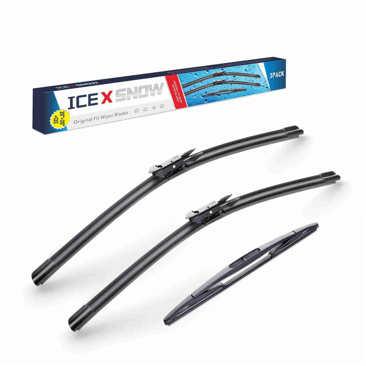 3 Wipers 20''/20''/12'' Windshield Wiper Blades Replacement For Ford Escape 2012 2011 2010 2009 2008 Oem Quality Automotive Wind