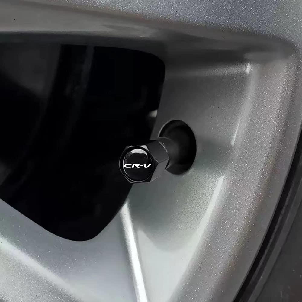 Car Tire Valve Stem Caps Metal Air Valve Cap For Honda Cr-V Accessories,Corrosion And Wear Resistance,5Pcs