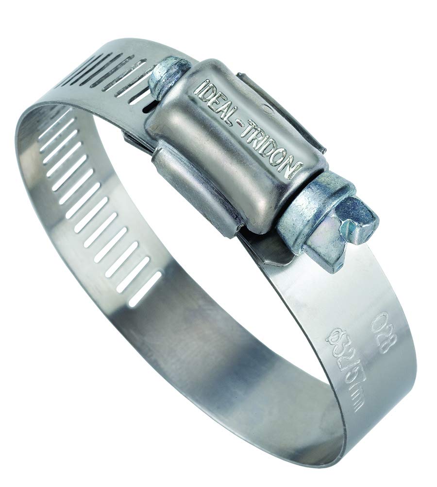 Stainless Steel Band Hose Clamps Ideal Tridon #12 10 Pcs 1 Box (1/2'' To 1-1/4'') Made In Usa