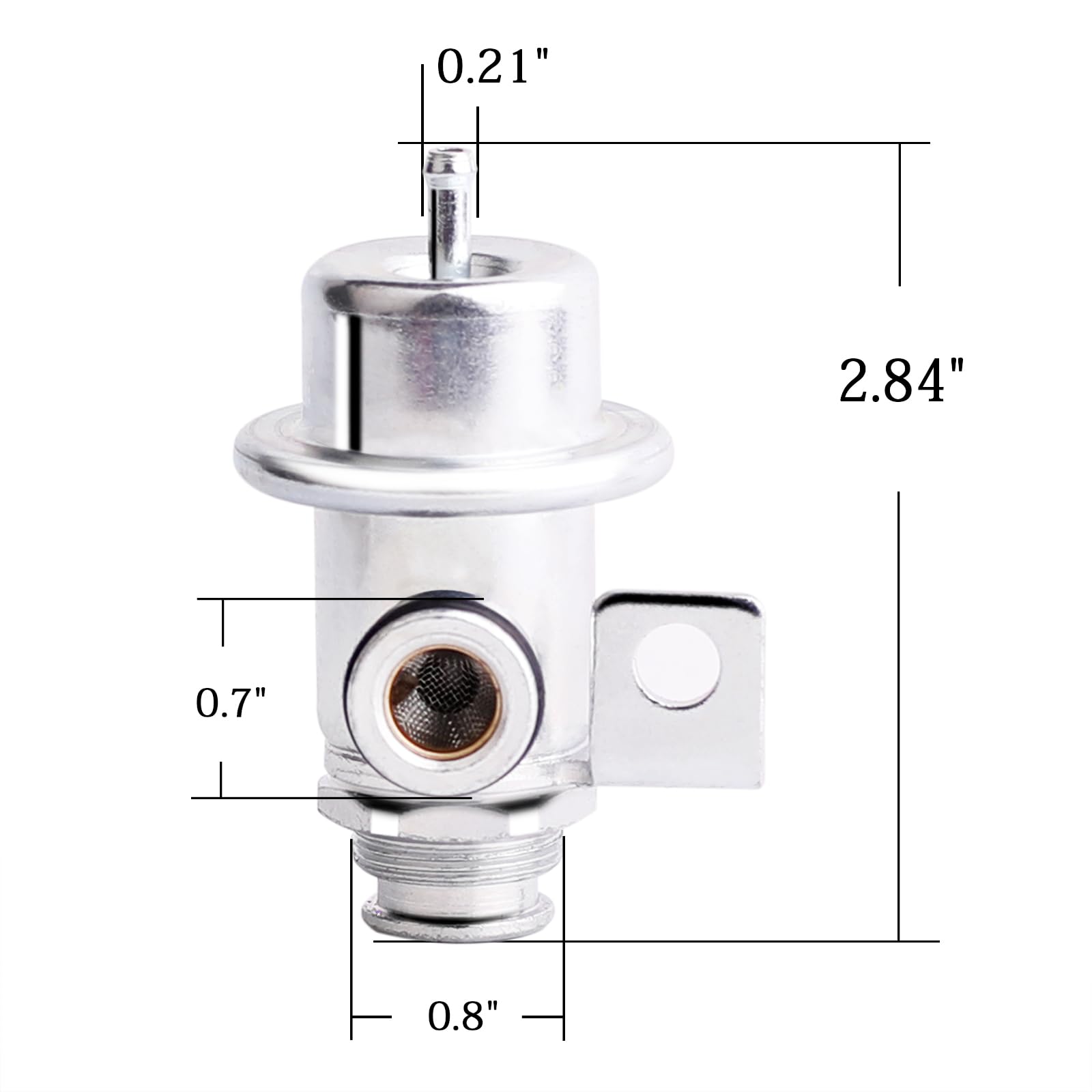 Fuel Injection Pressure Regulator 1994-2005,2.2/2.8/3.1/3.4/3.5/4.2/5.7 Compatible With Gm,Chevy Trailblazer/Camaro,Buick Regal,Cadillac,Gmc,Isuzu,Oldsmobile,Pontiac,17113622,17120440,Fp10300